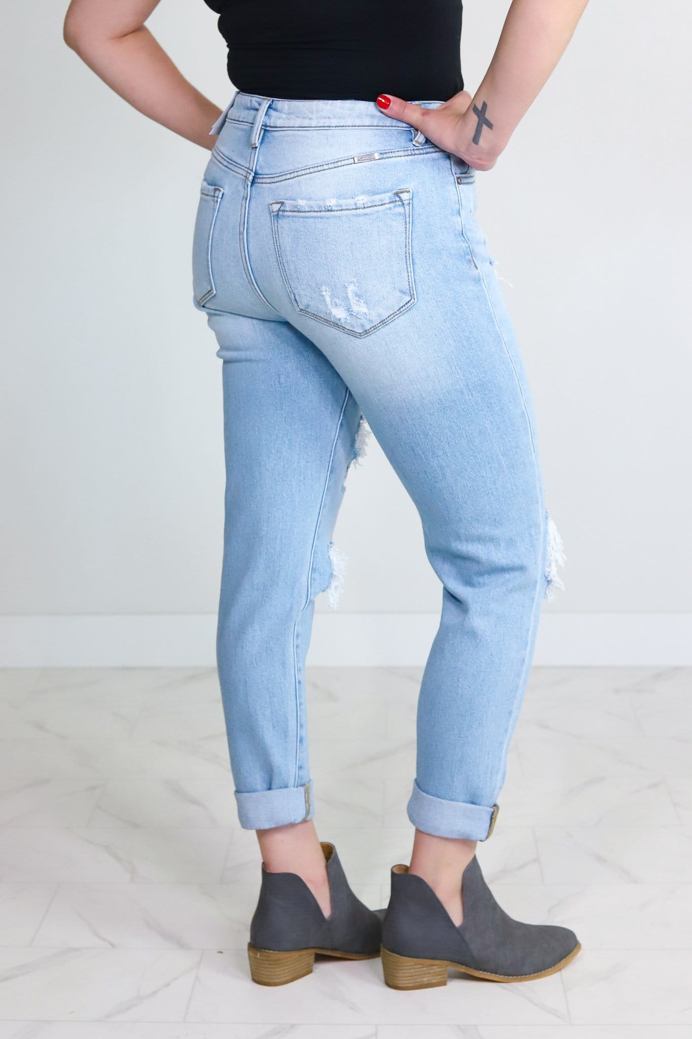 High Rise Mom Jeans