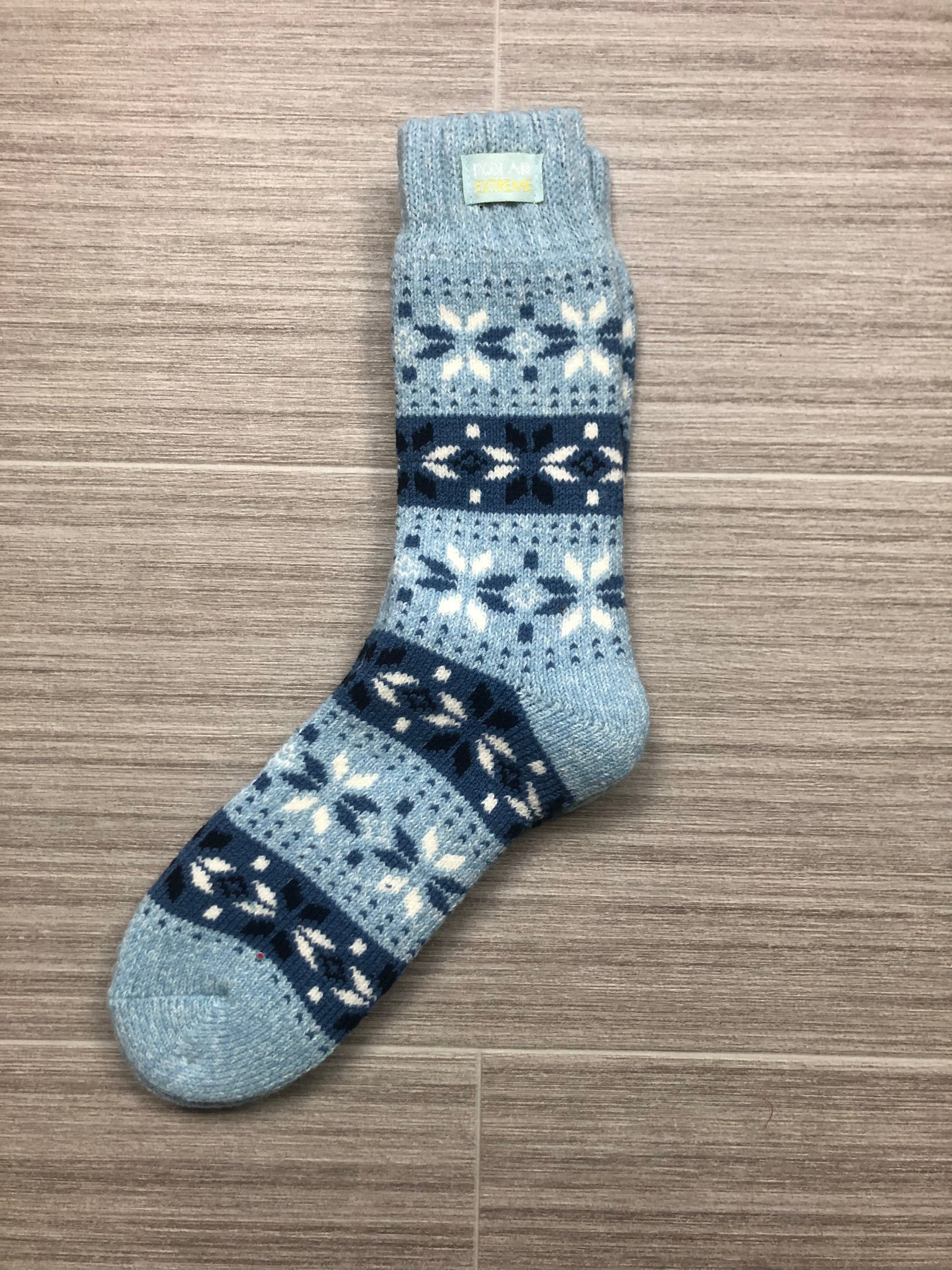 Polar Extreme Heat Women's Brushed Sock - Snowflake Collection