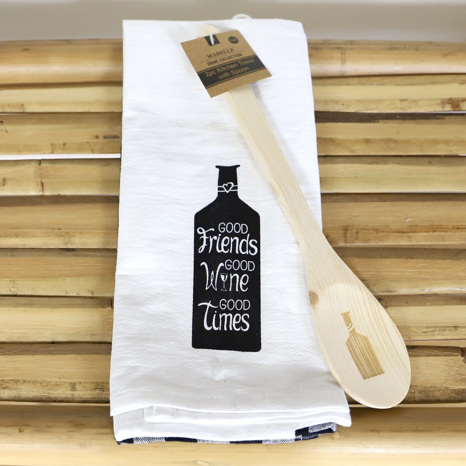 3pc Towel & Spoon Set