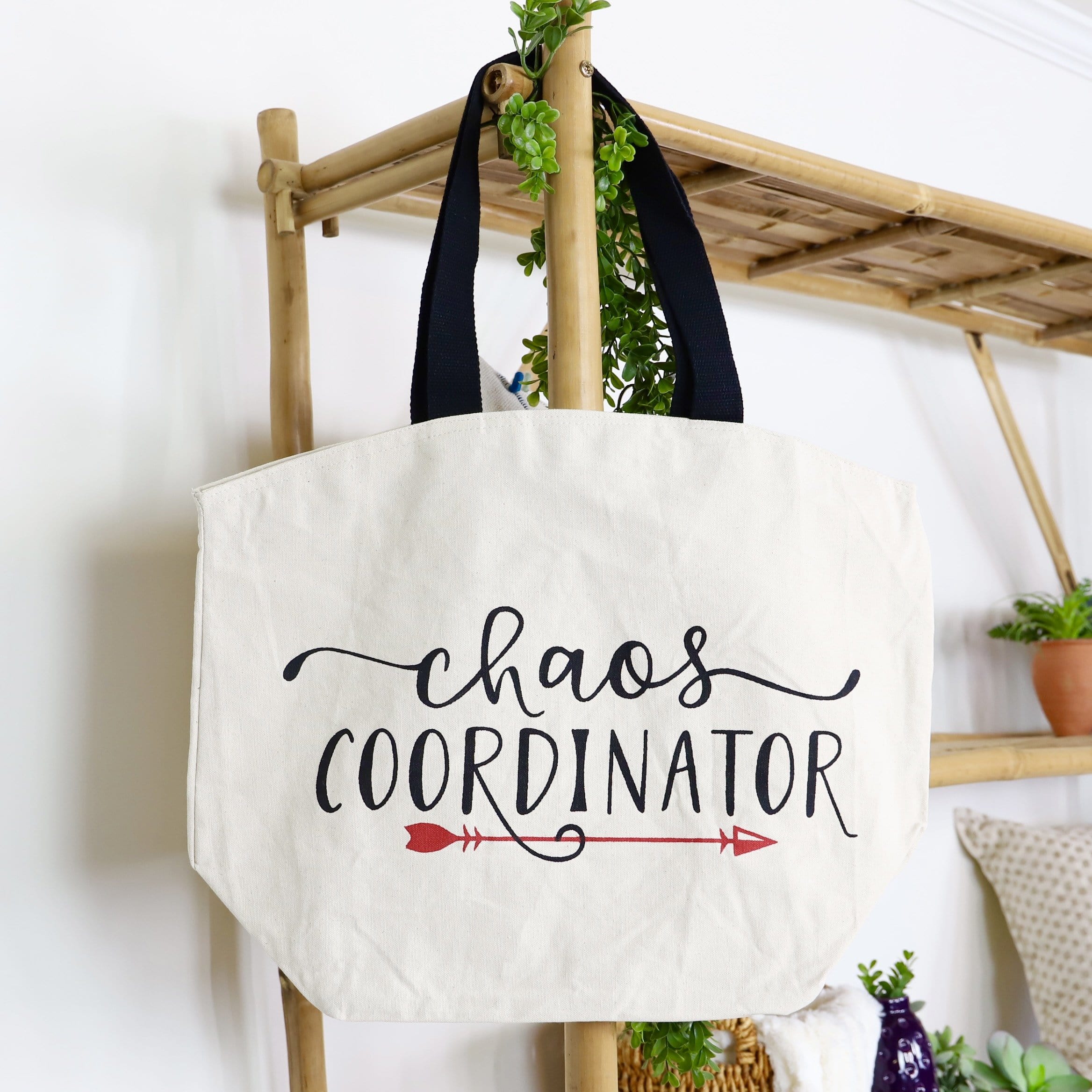 Chaos Coordinator Canvas Tote