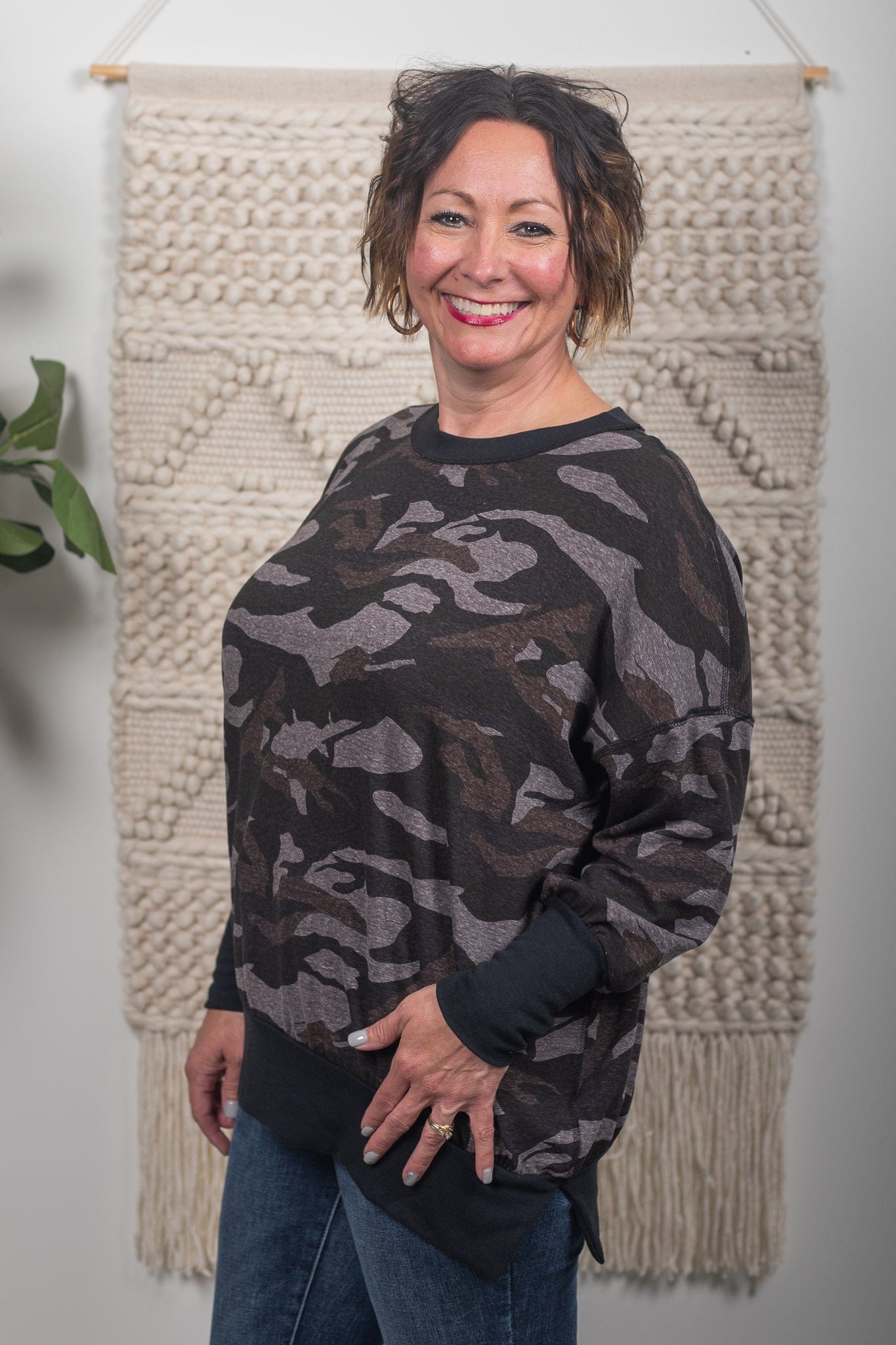 Dark Camo Sweater