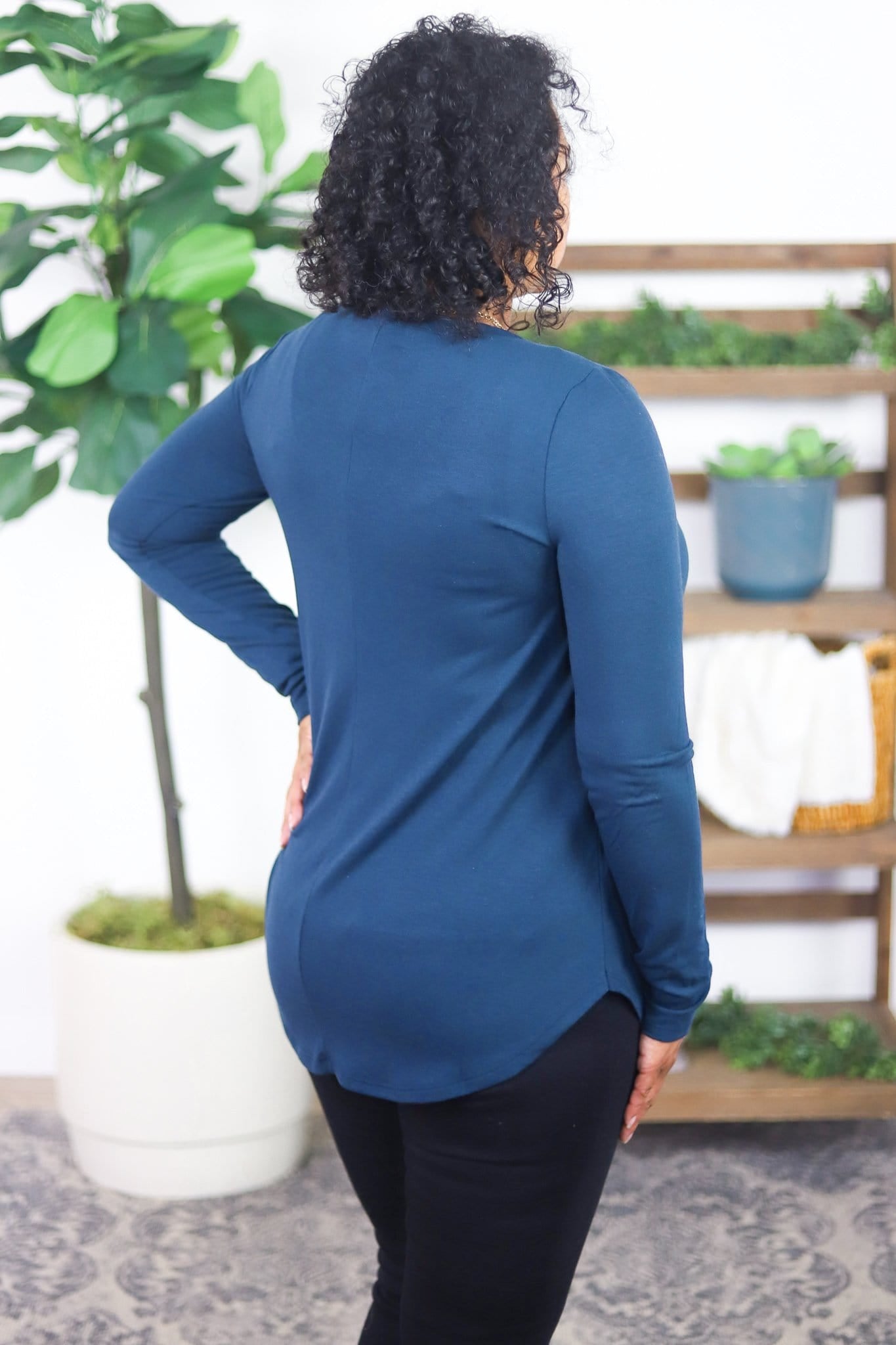 Long Sleeve Vneck - Staple Colors
