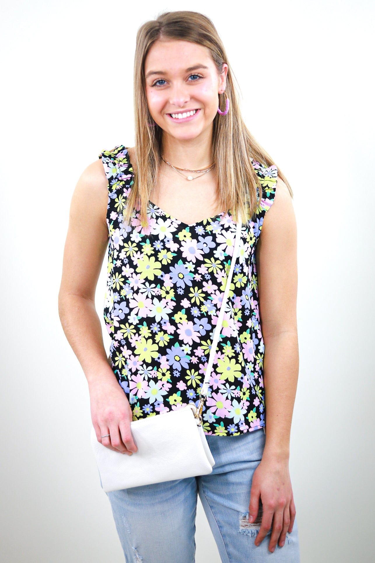 Throwback Floral Tank