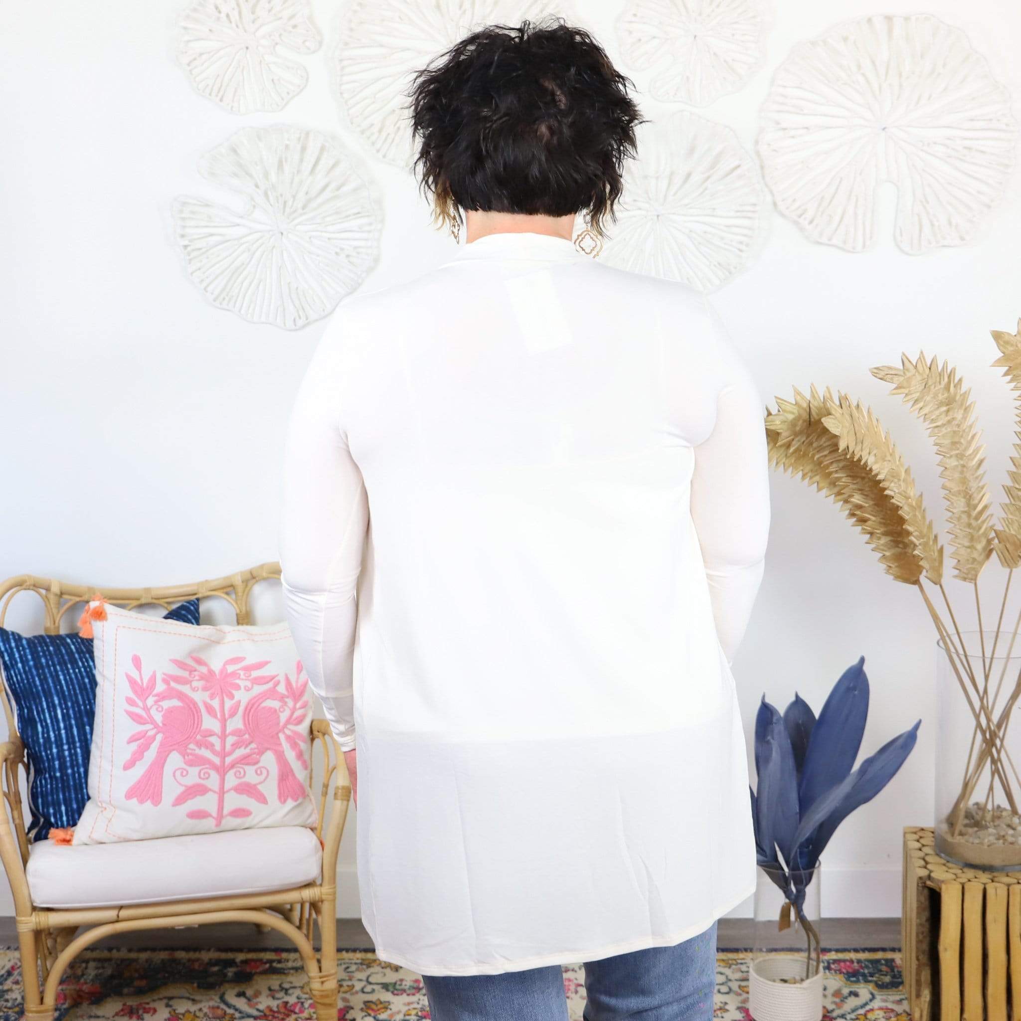 Slouchy Pocket Open Cardigan - Bright Collection