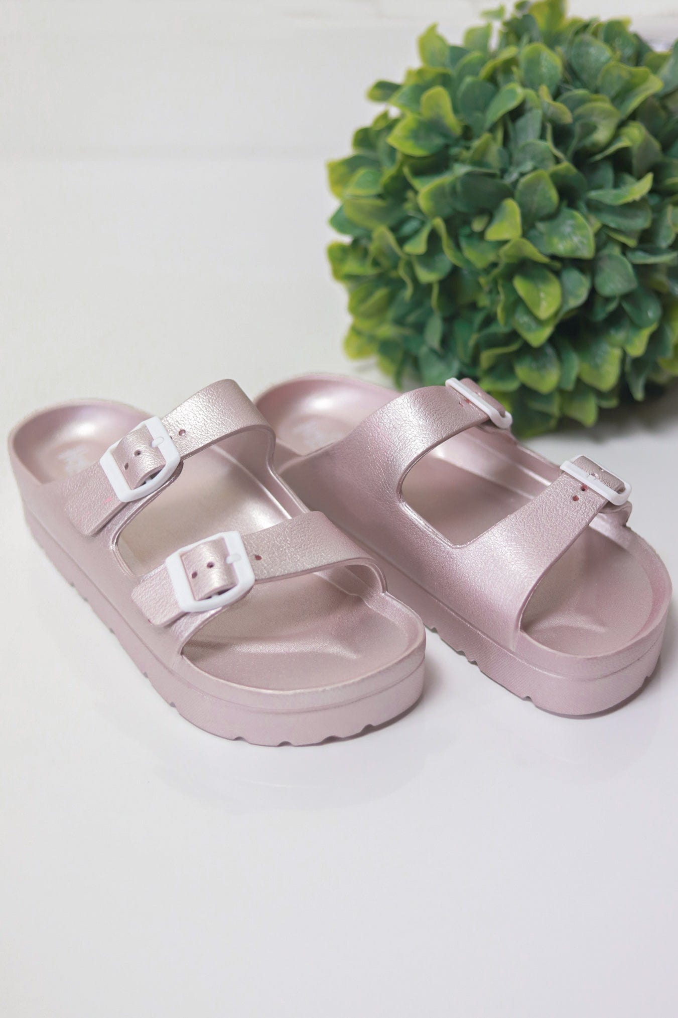 Floatie Pink Metallic Sandal