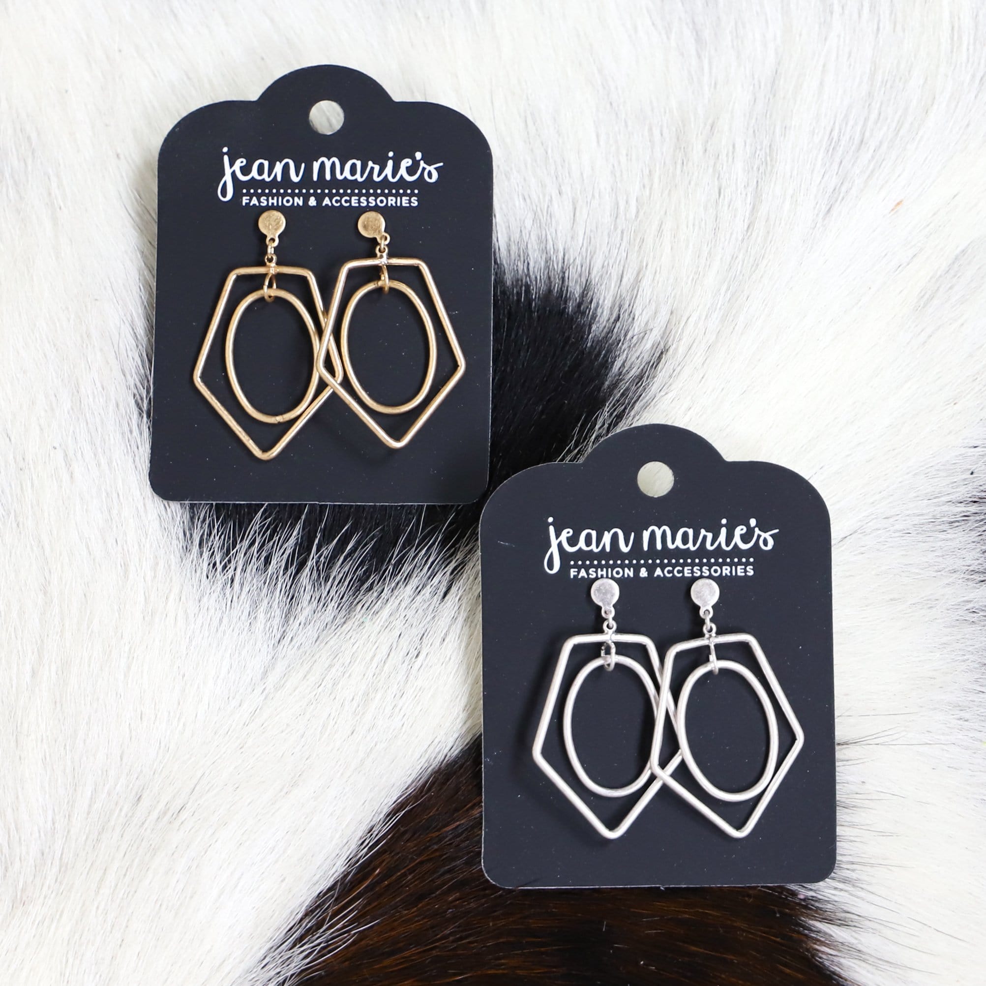 Geo Stud Earring