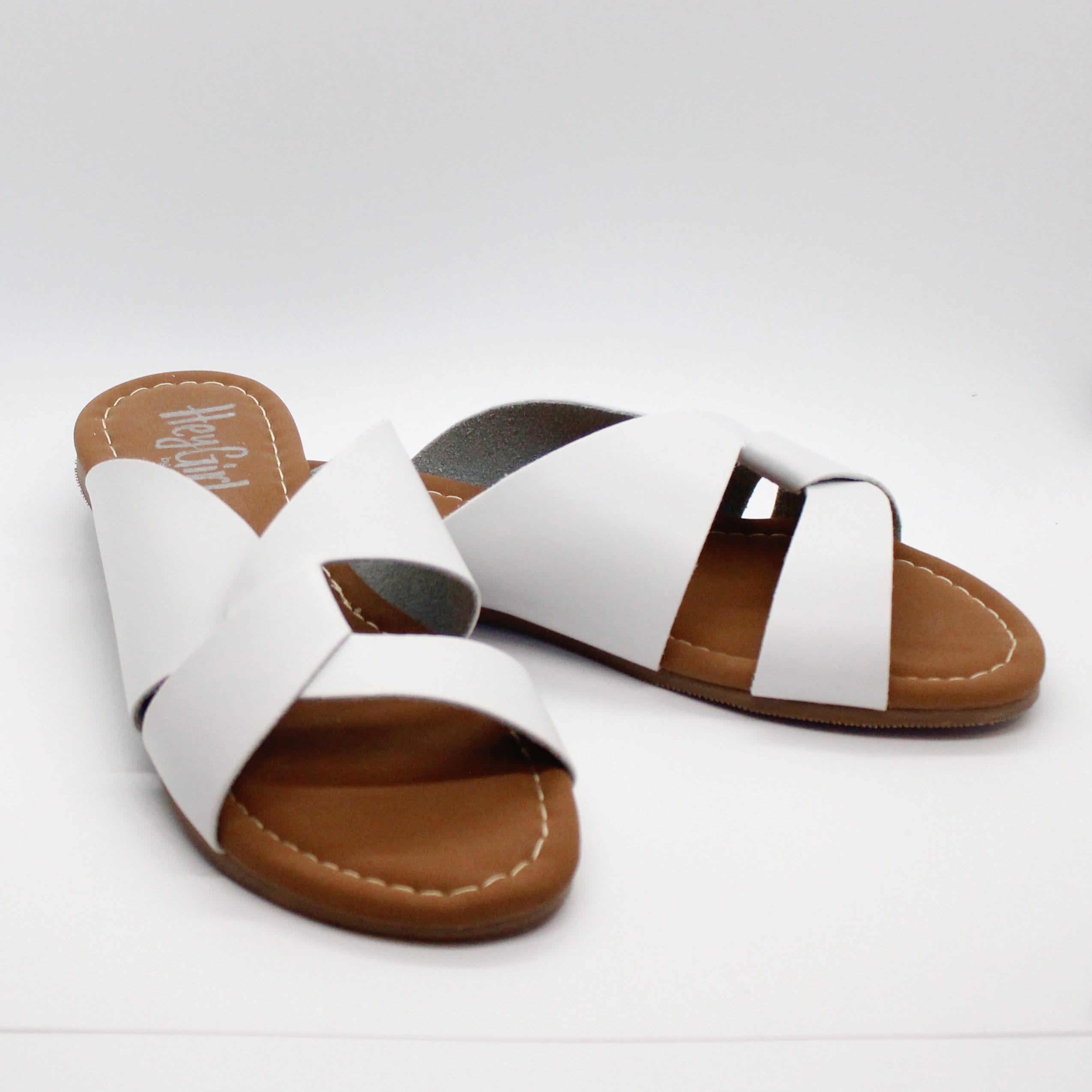 White Scuba Slip On Sandal