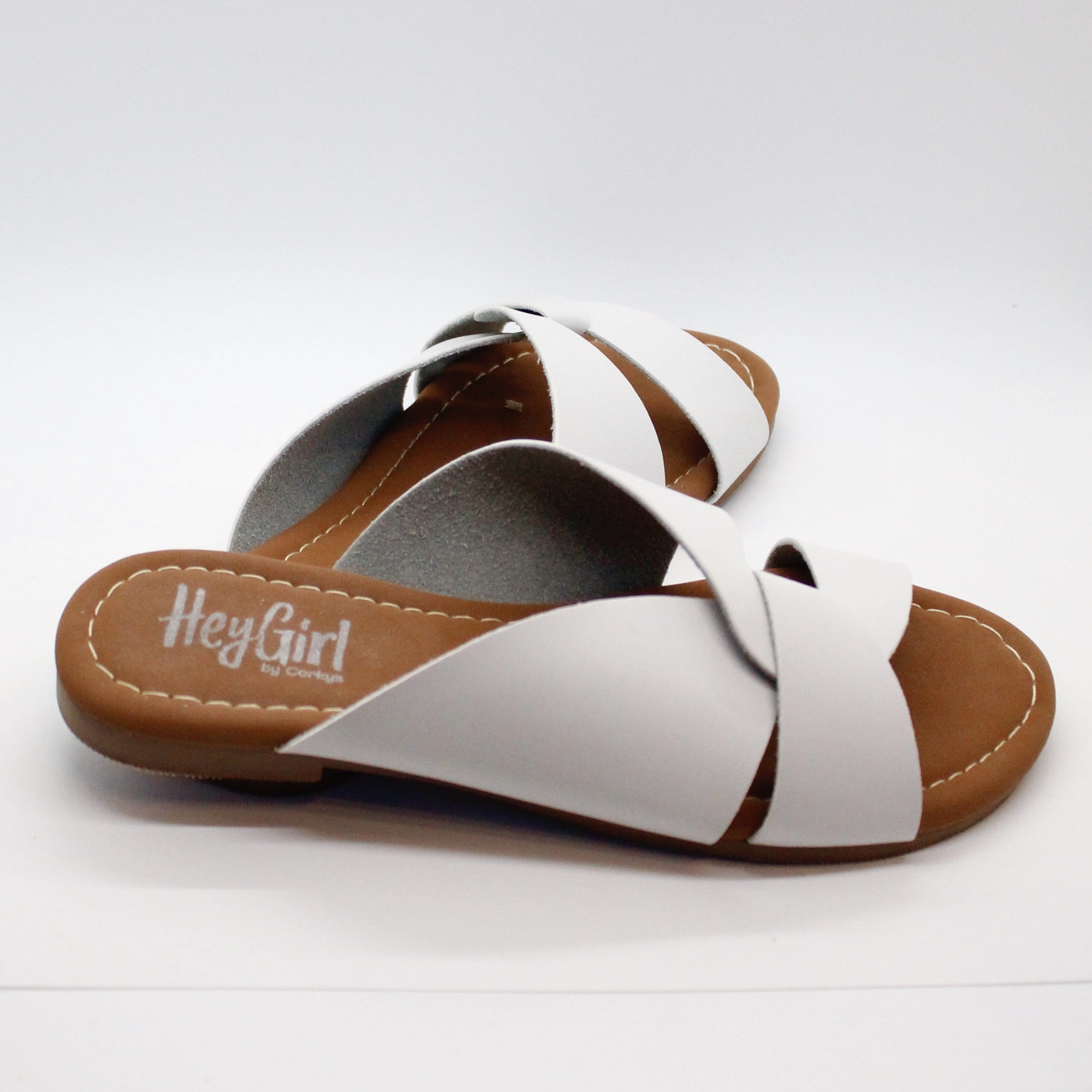 White Scuba Slip On Sandal