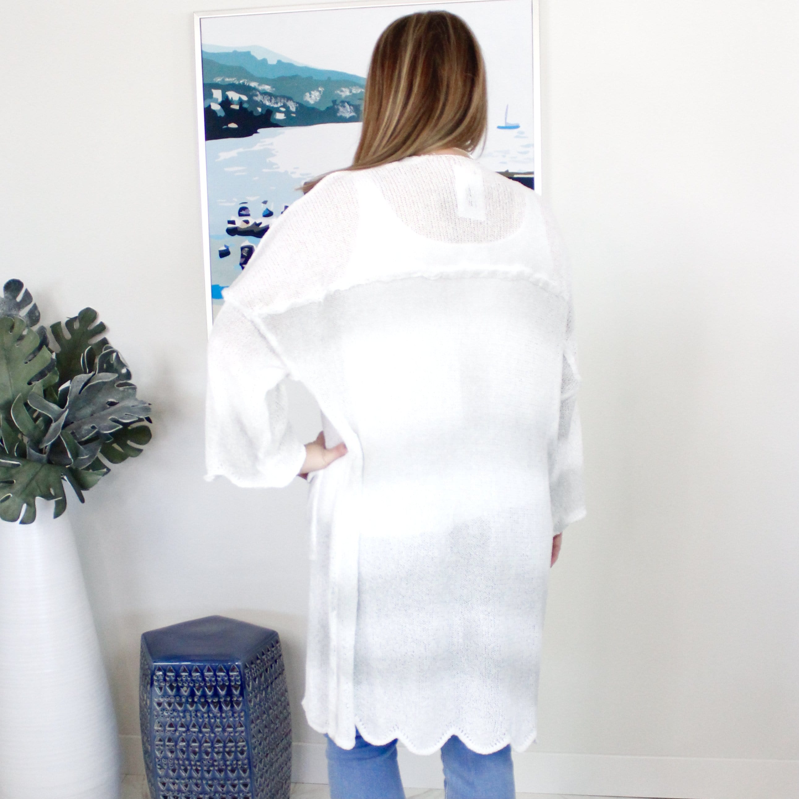 Dove Grey Maxi Cardigan
