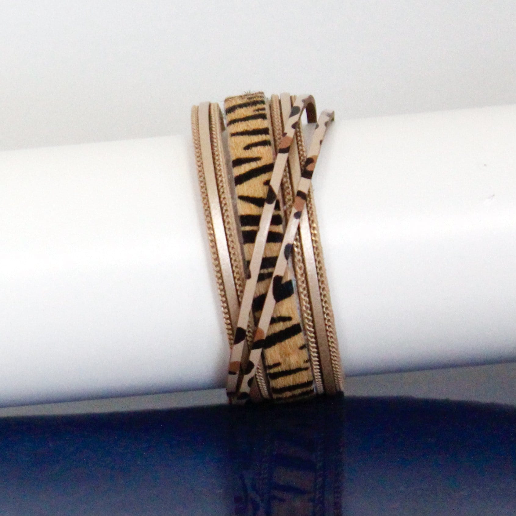 Animal Print Magnetic Bracelet