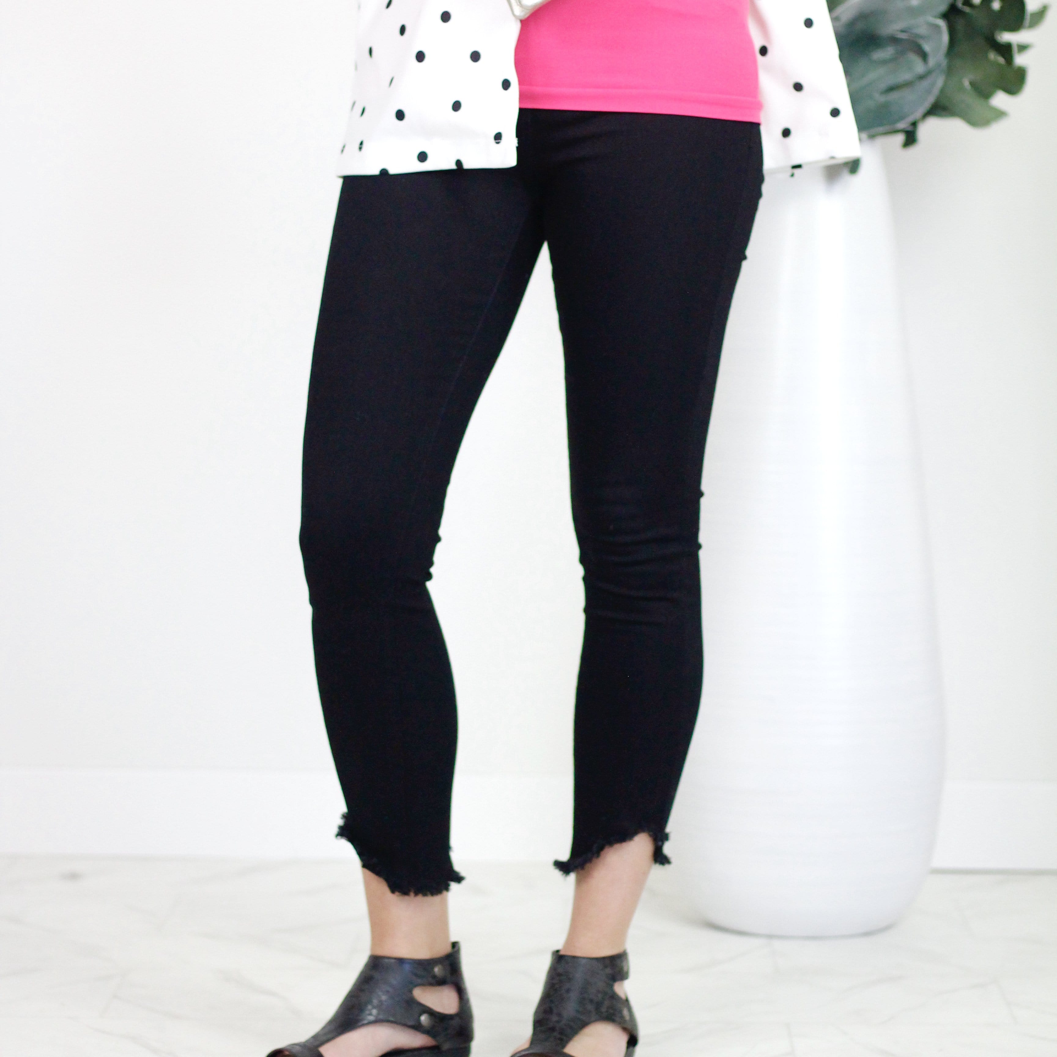 Dayana Black High Rise Skinny Jean