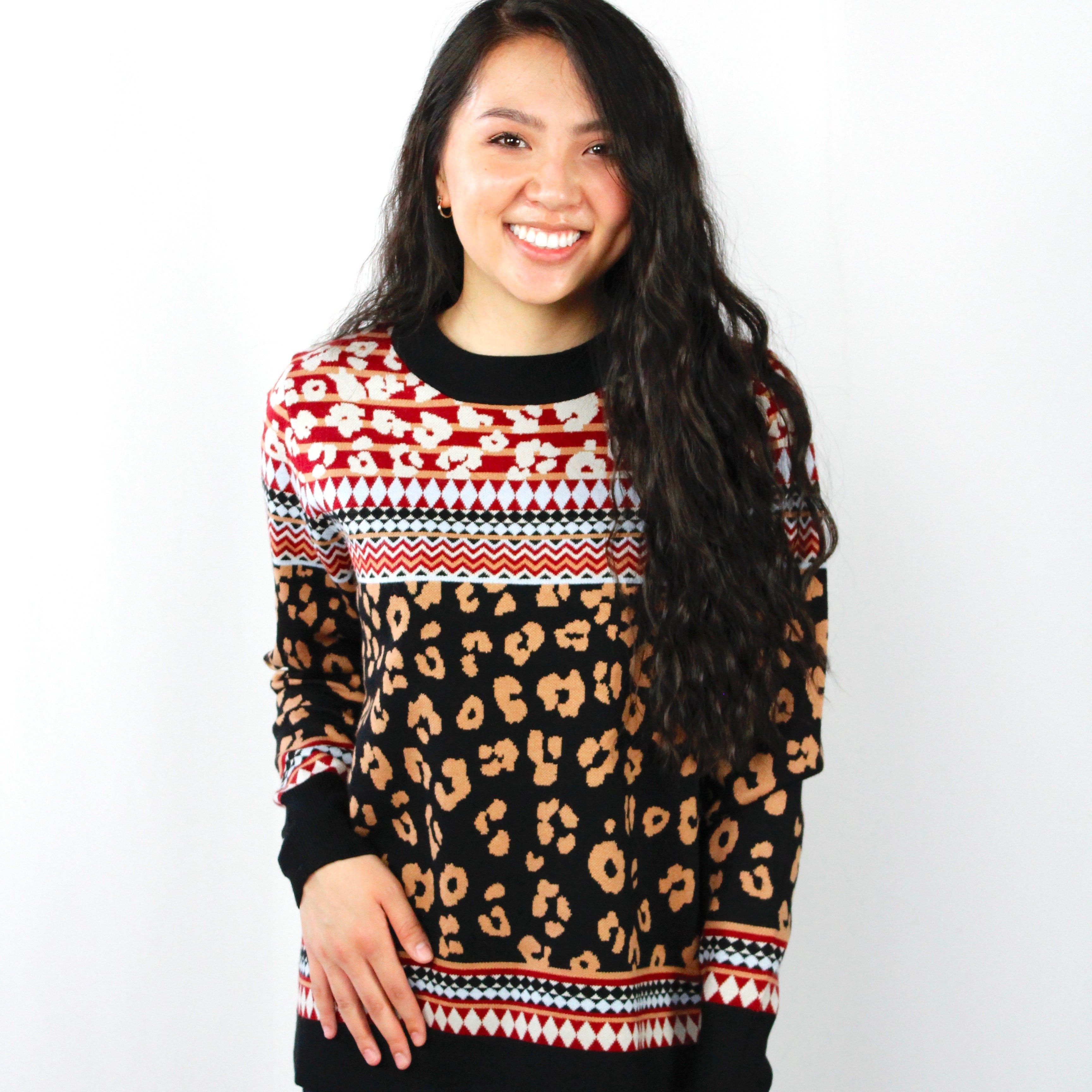 Multi Animal Print Butter Sweater