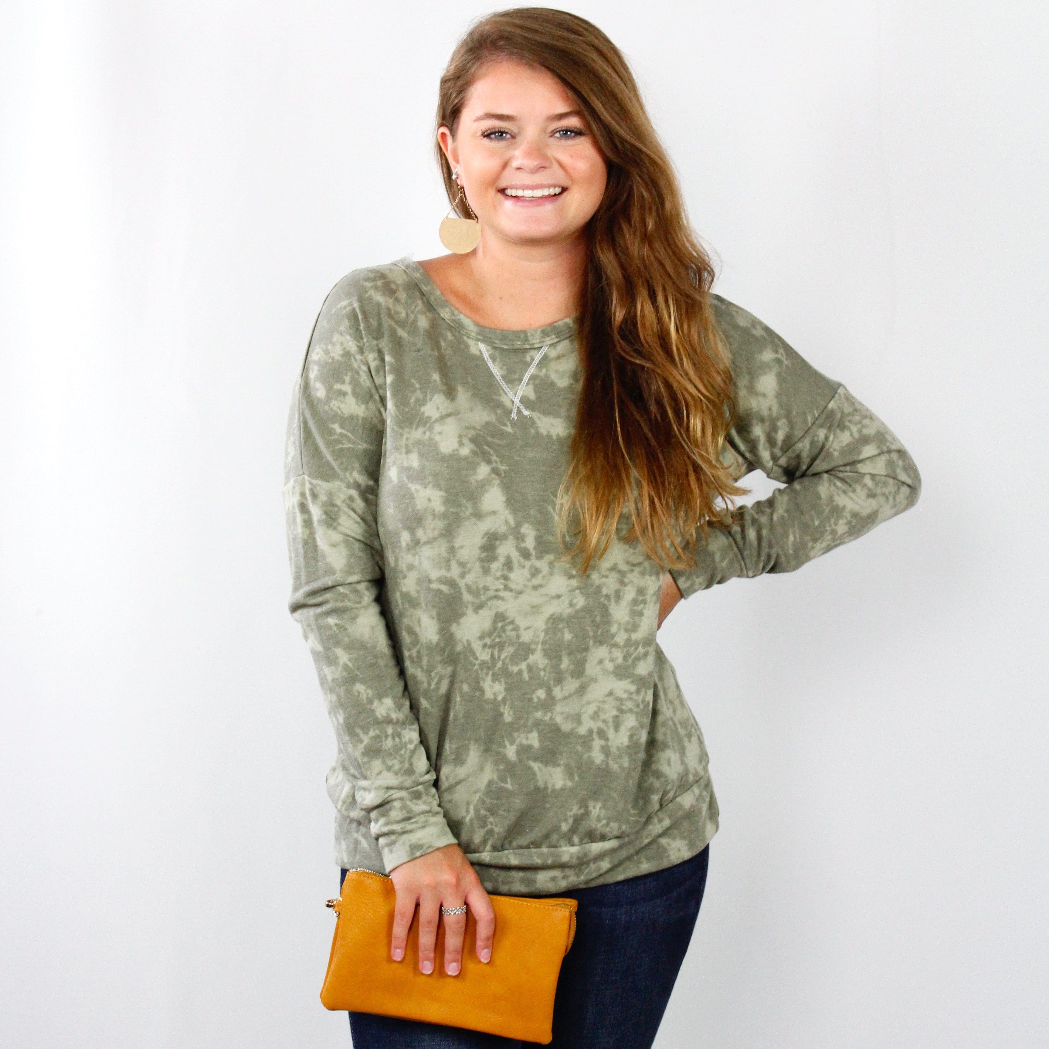 Tie Dye Slouch Top