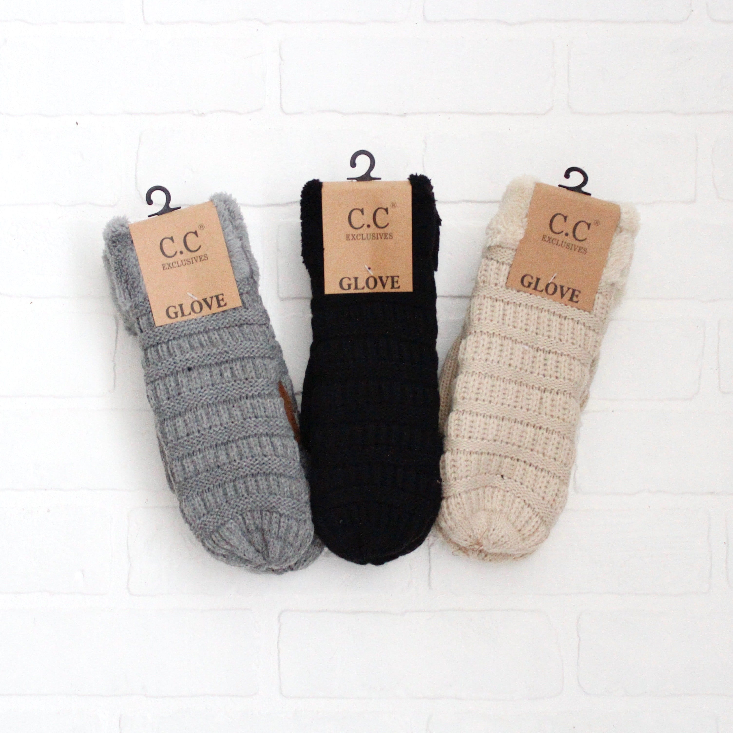 Solid Knit Mitten