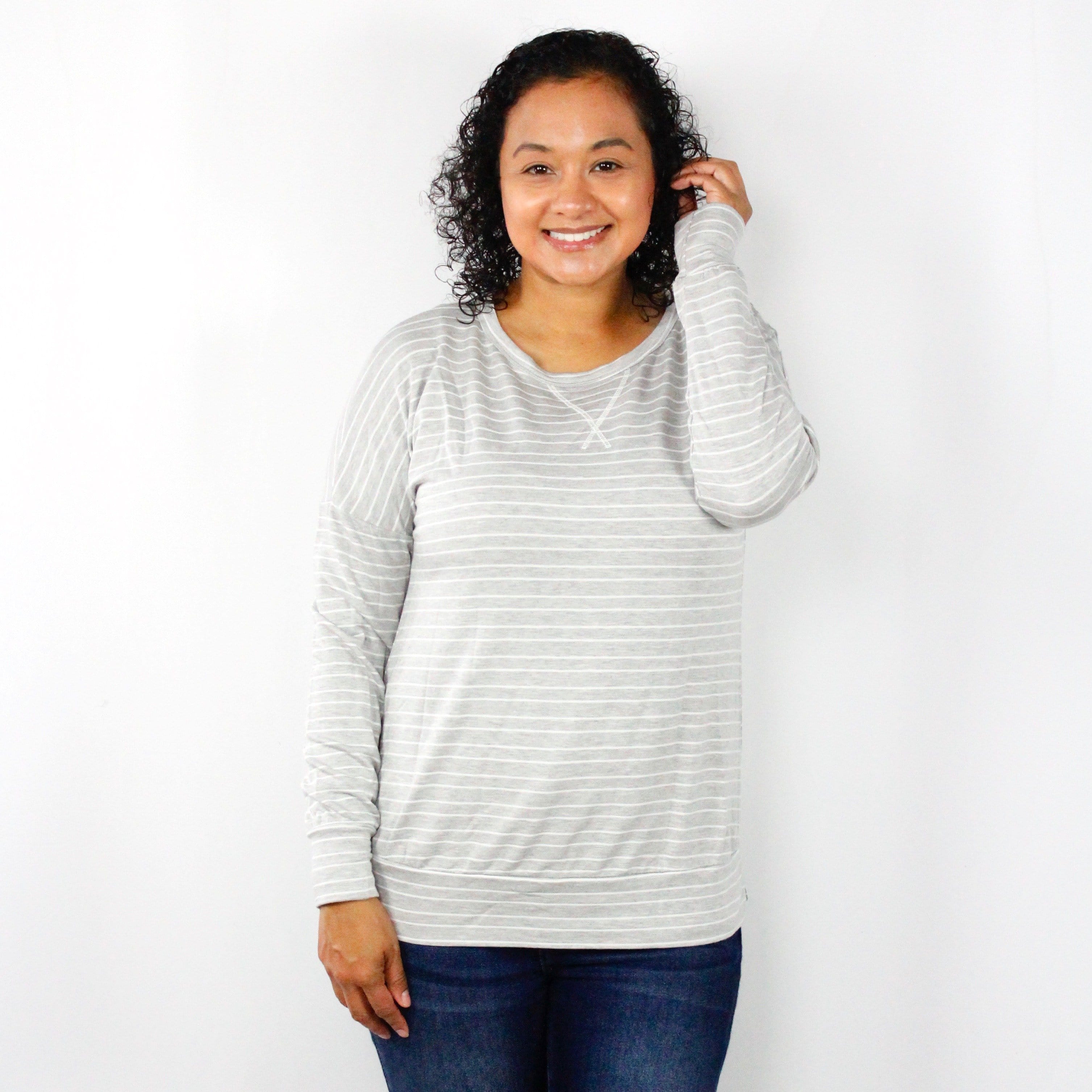 Stripe Weekender Top