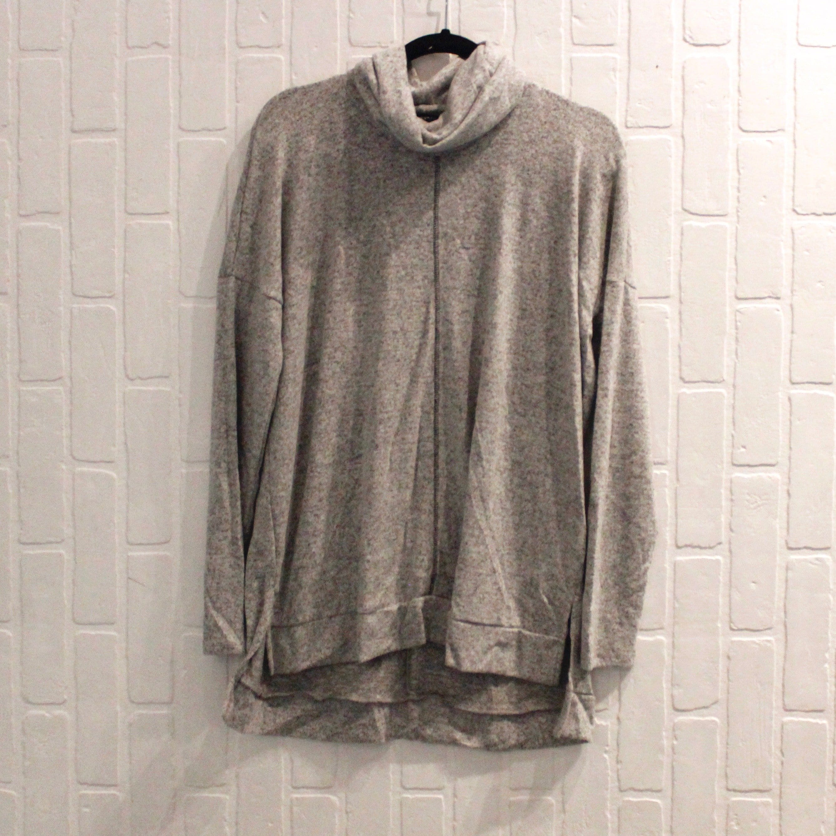 Brushed Cowl Neck Pullover