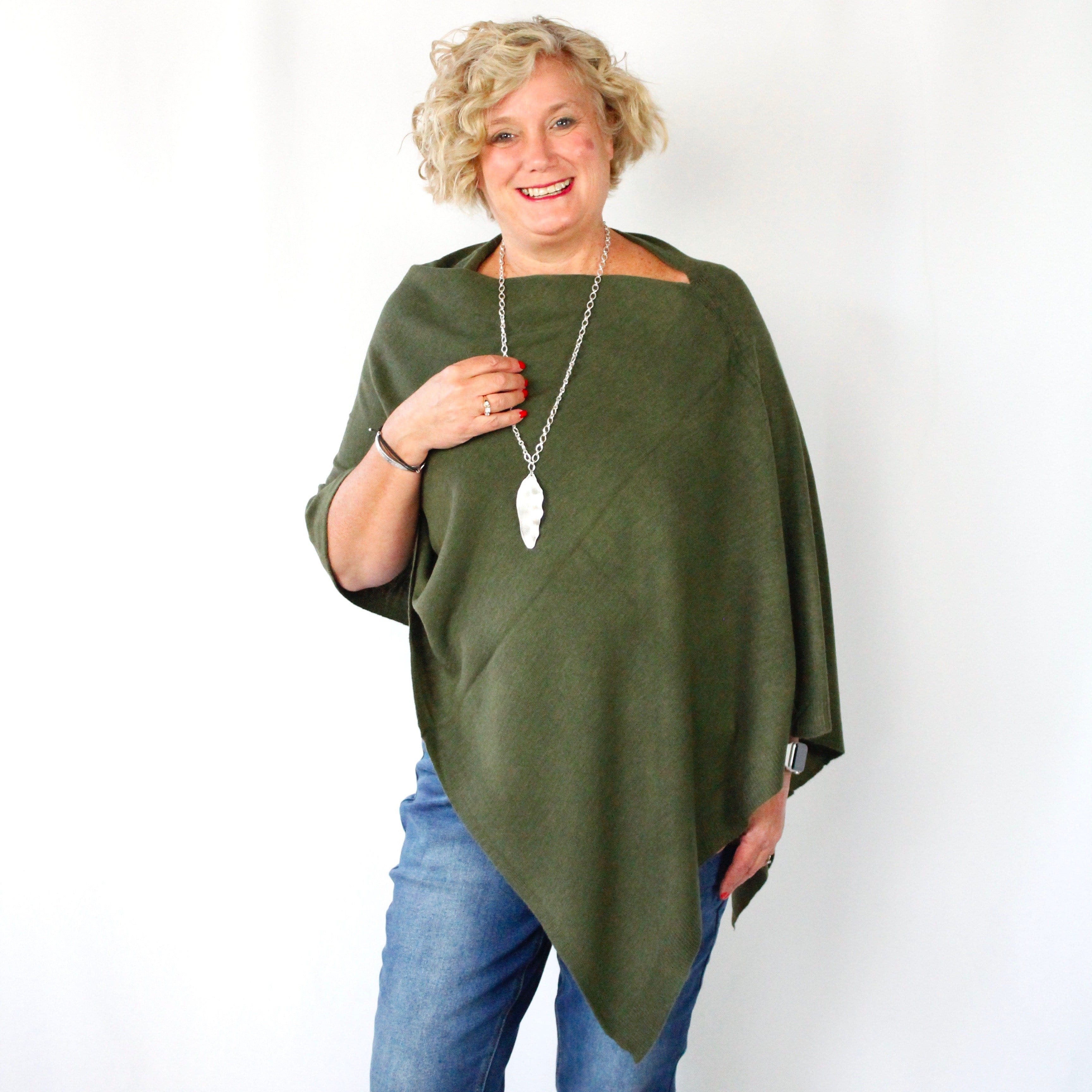 Classic Knit Poncho