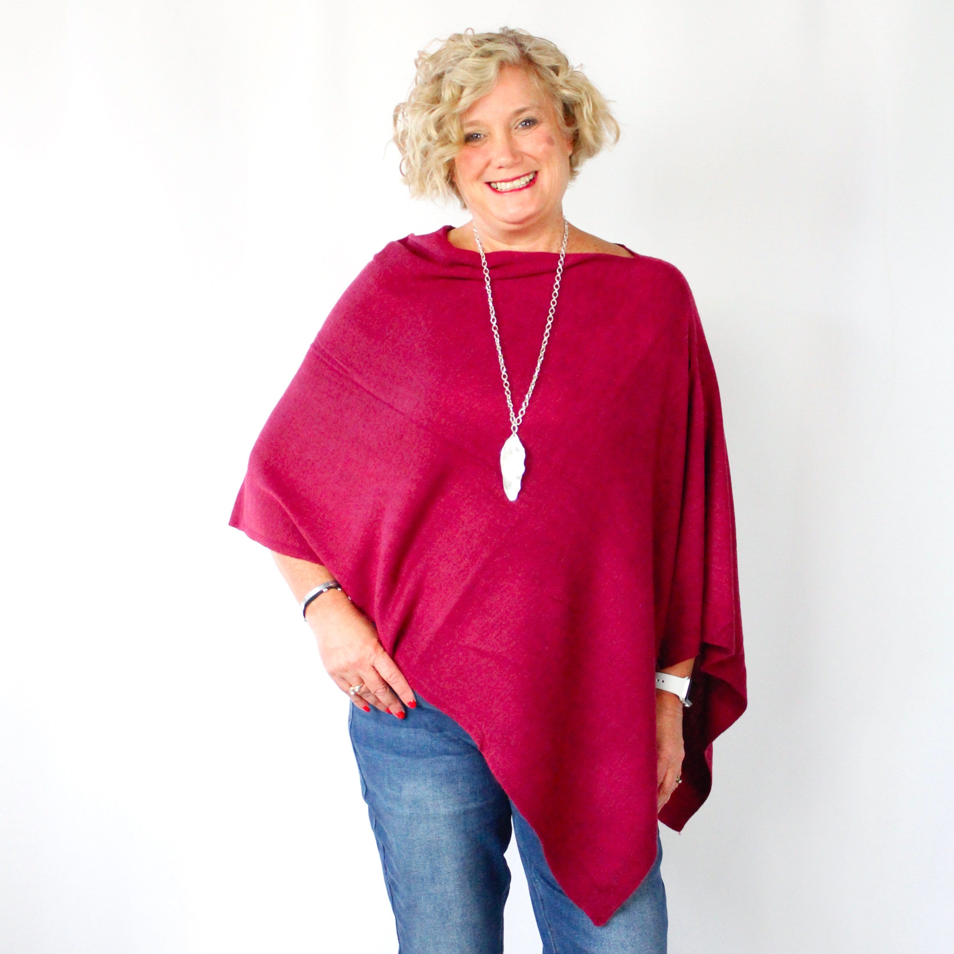 Classic Knit Poncho