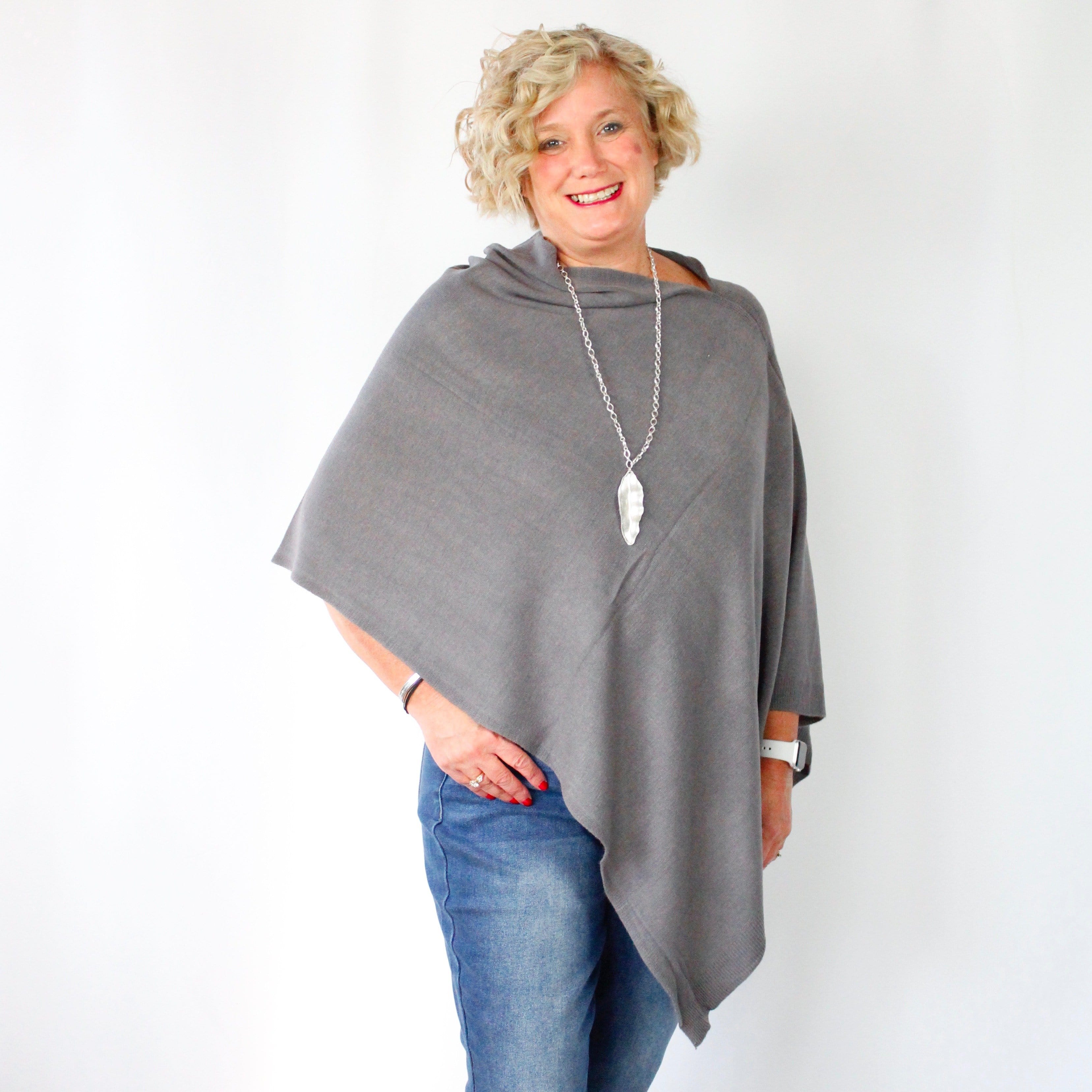 Classic Knit Poncho