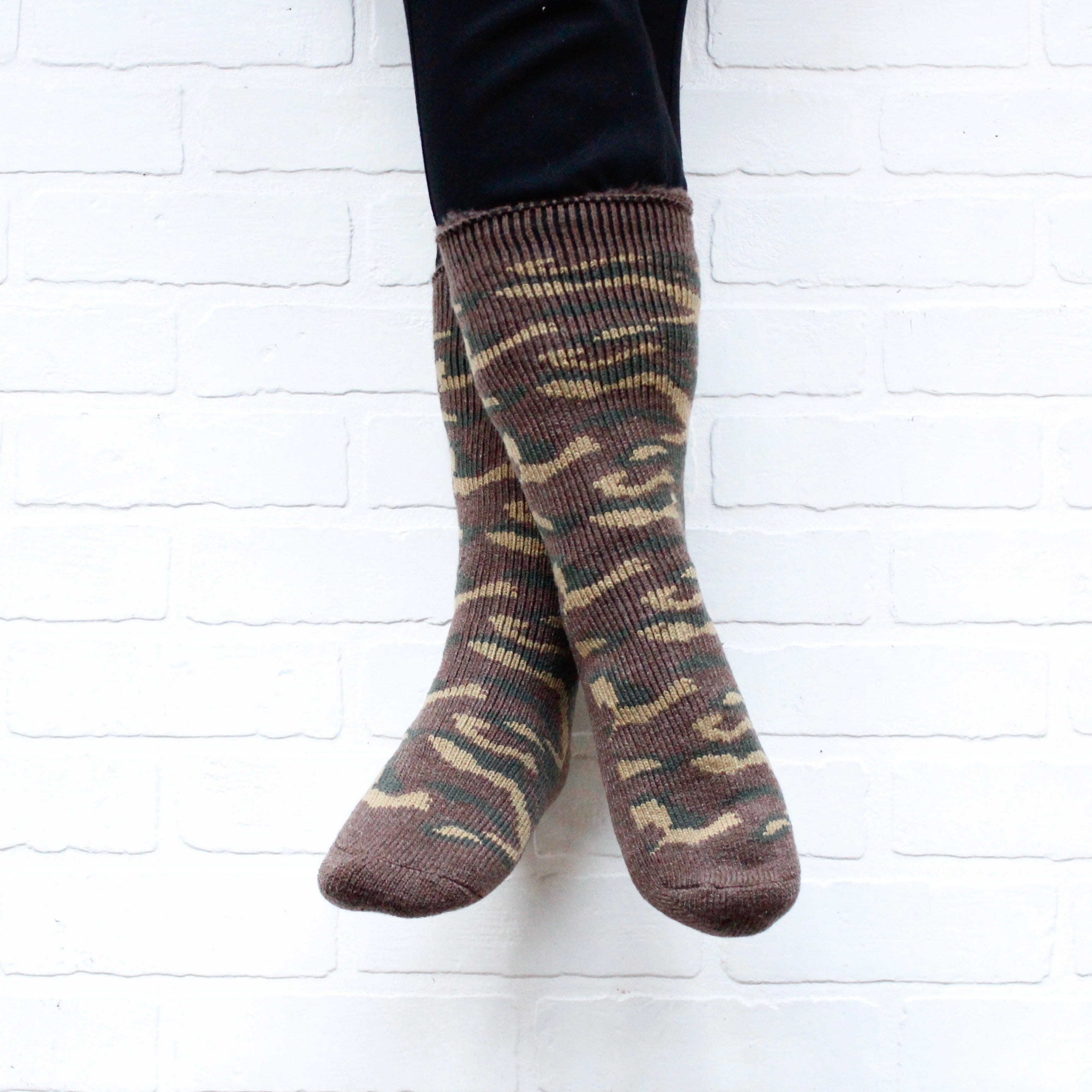 Polar Extreme Heat Men's Camo Sock Asst