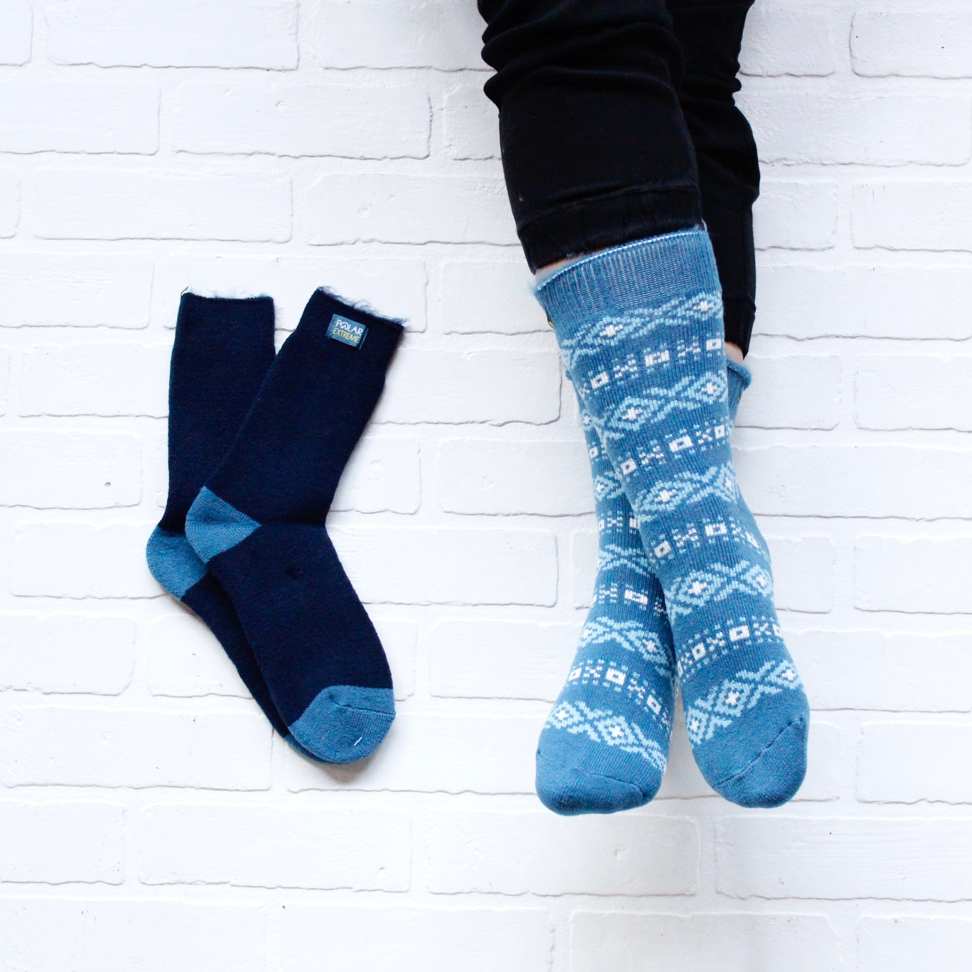 Polar Extreme Heat Xtra Light Women's Brushed Sock 2pk ASST