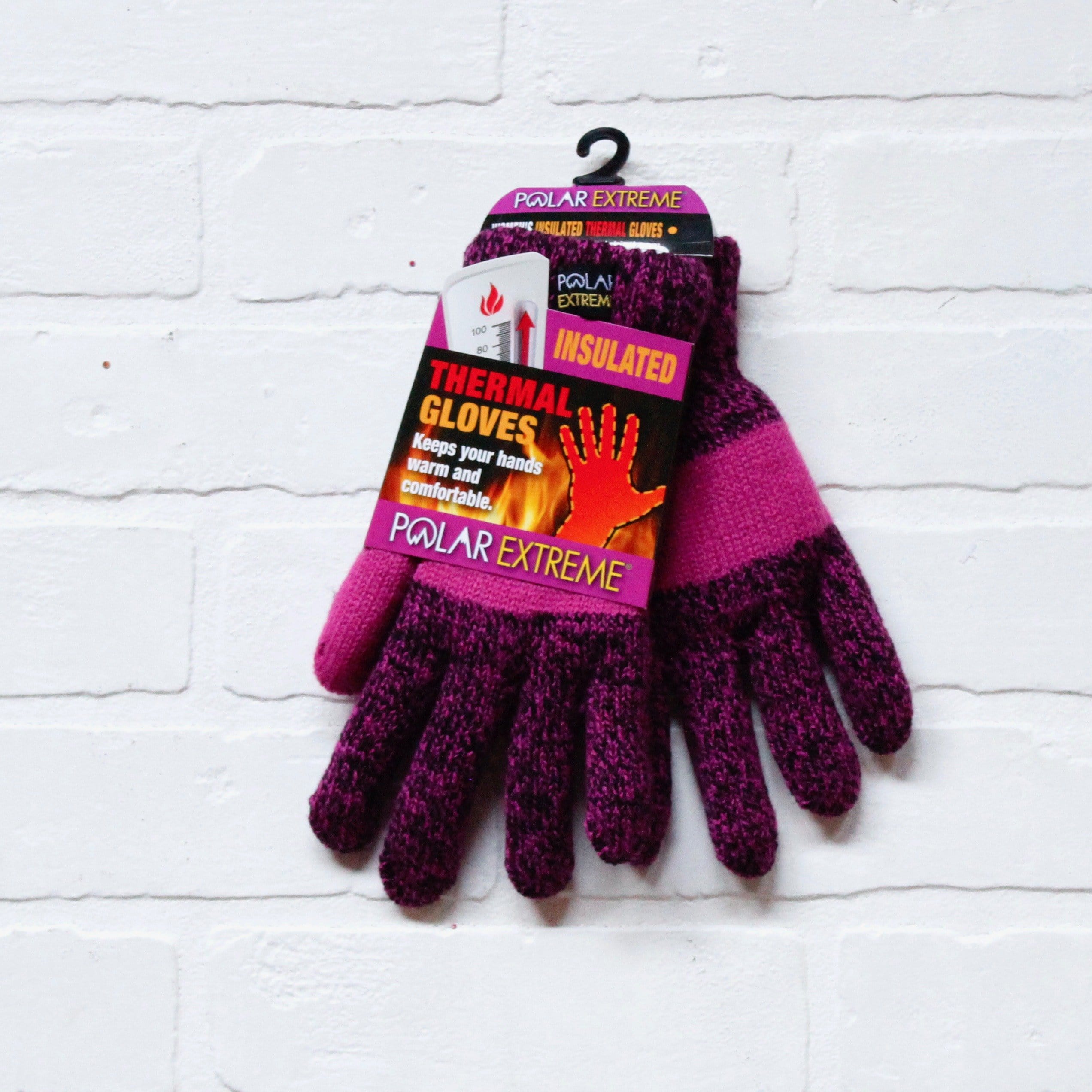 Polar Extreme Heat Women's Marl Knit Gloves Assorted