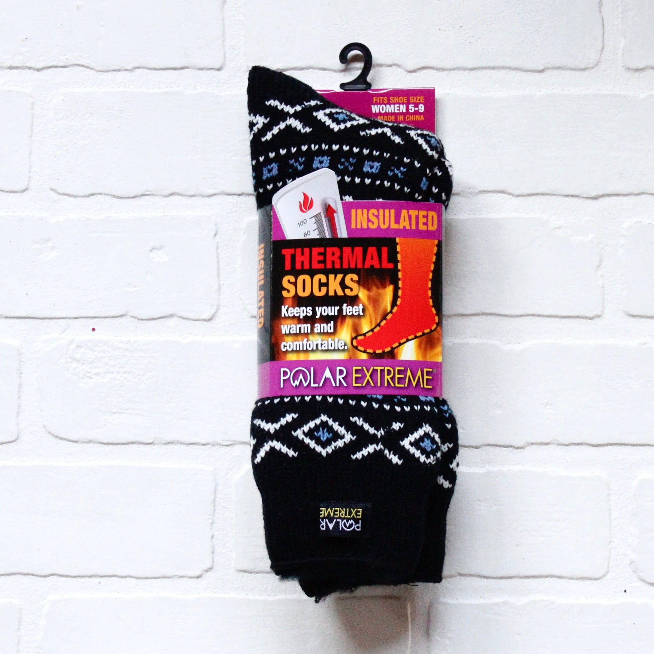 Polar Extreme Heat Women's Fairisle Thermal Sock