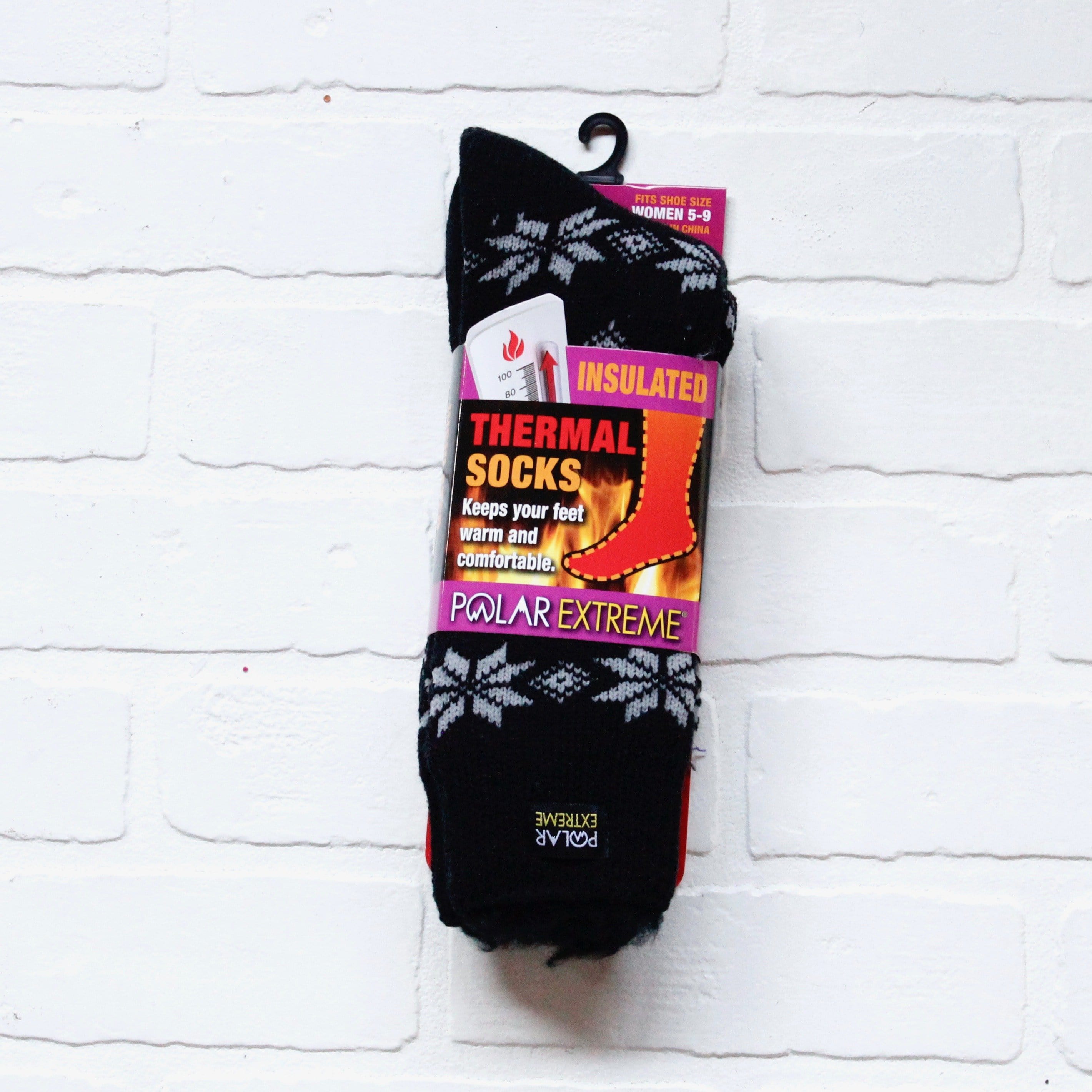Polar Extreme Heat Women's Fairisle Thermal Sock Asst