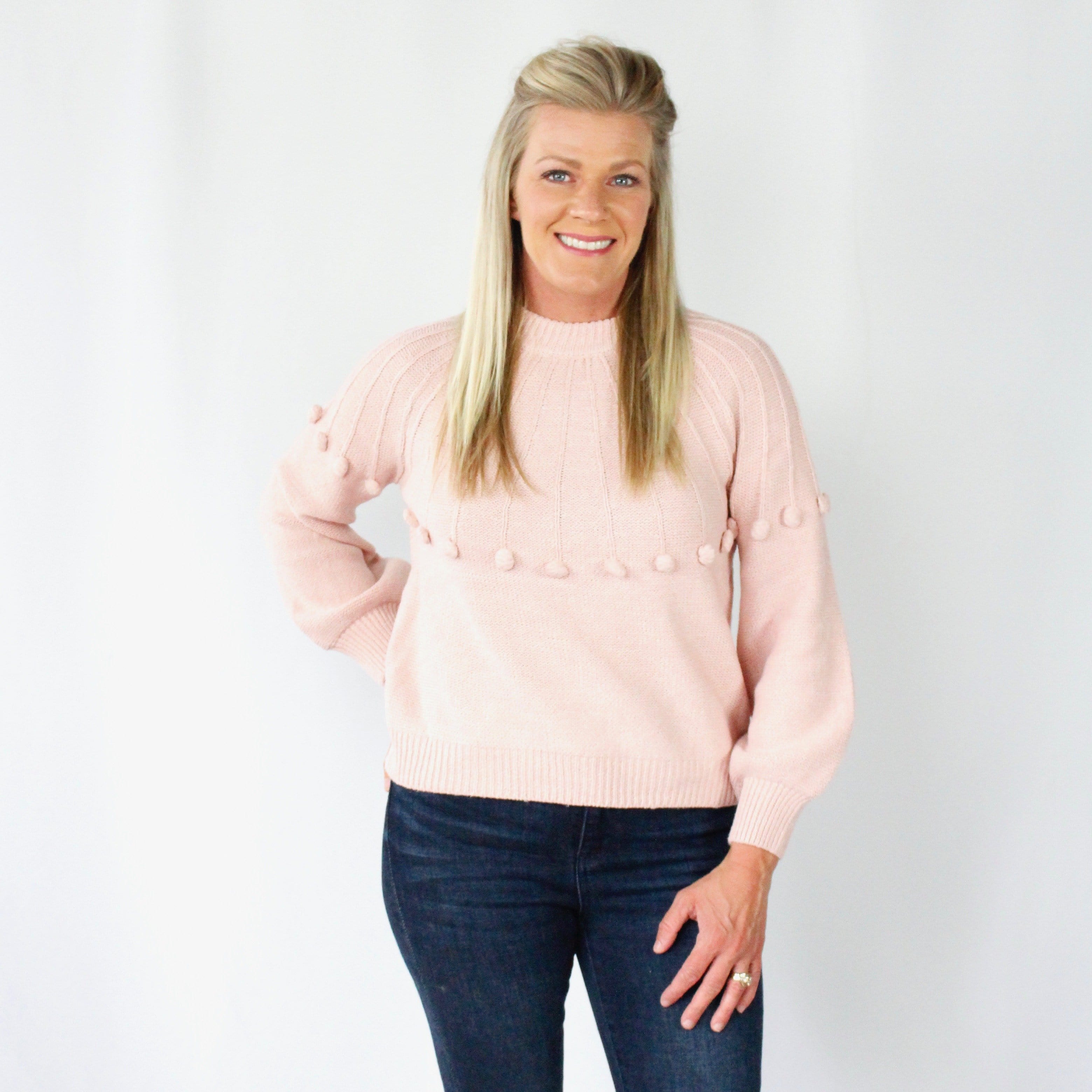 Knit Pom Sweater