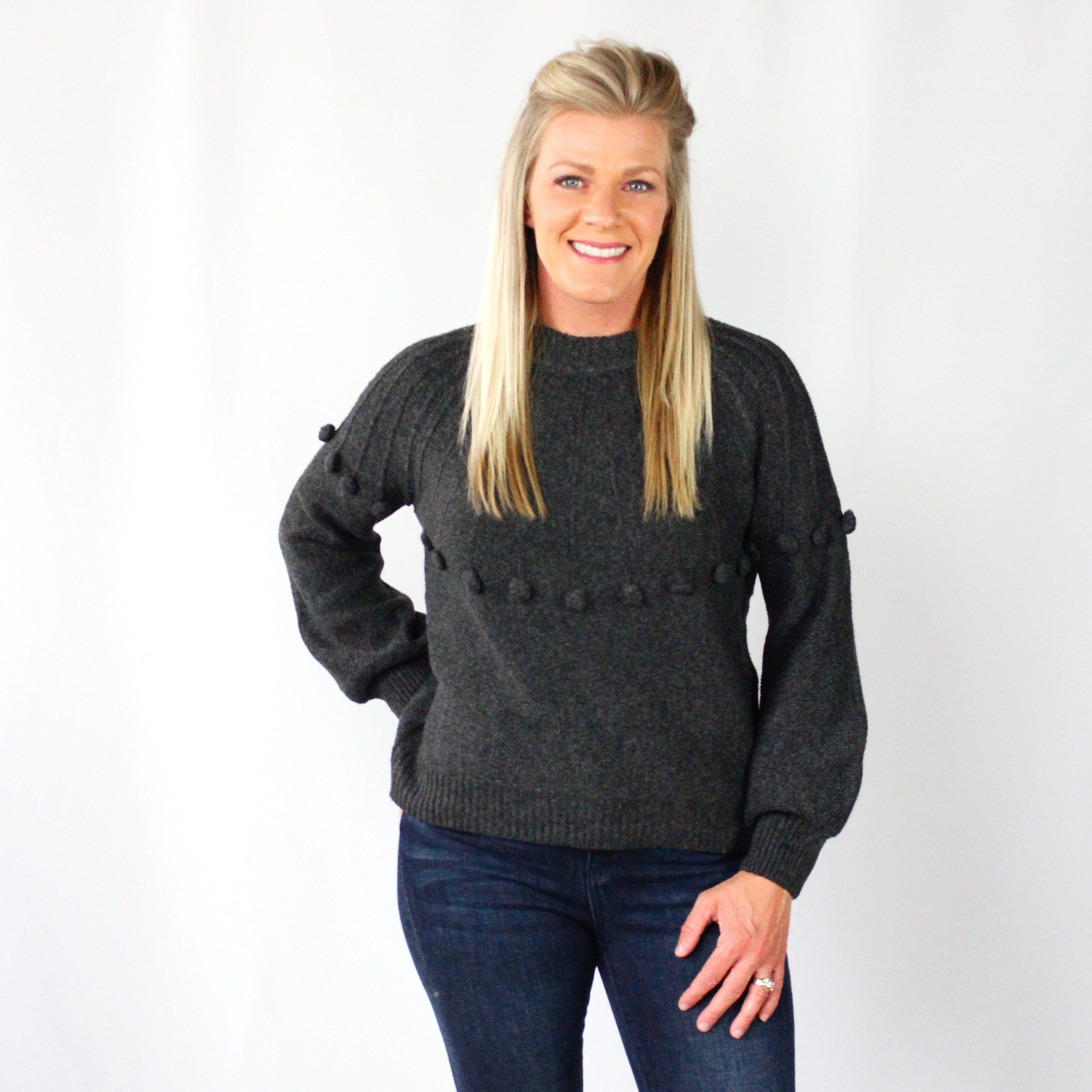 Knit Pom Sweater
