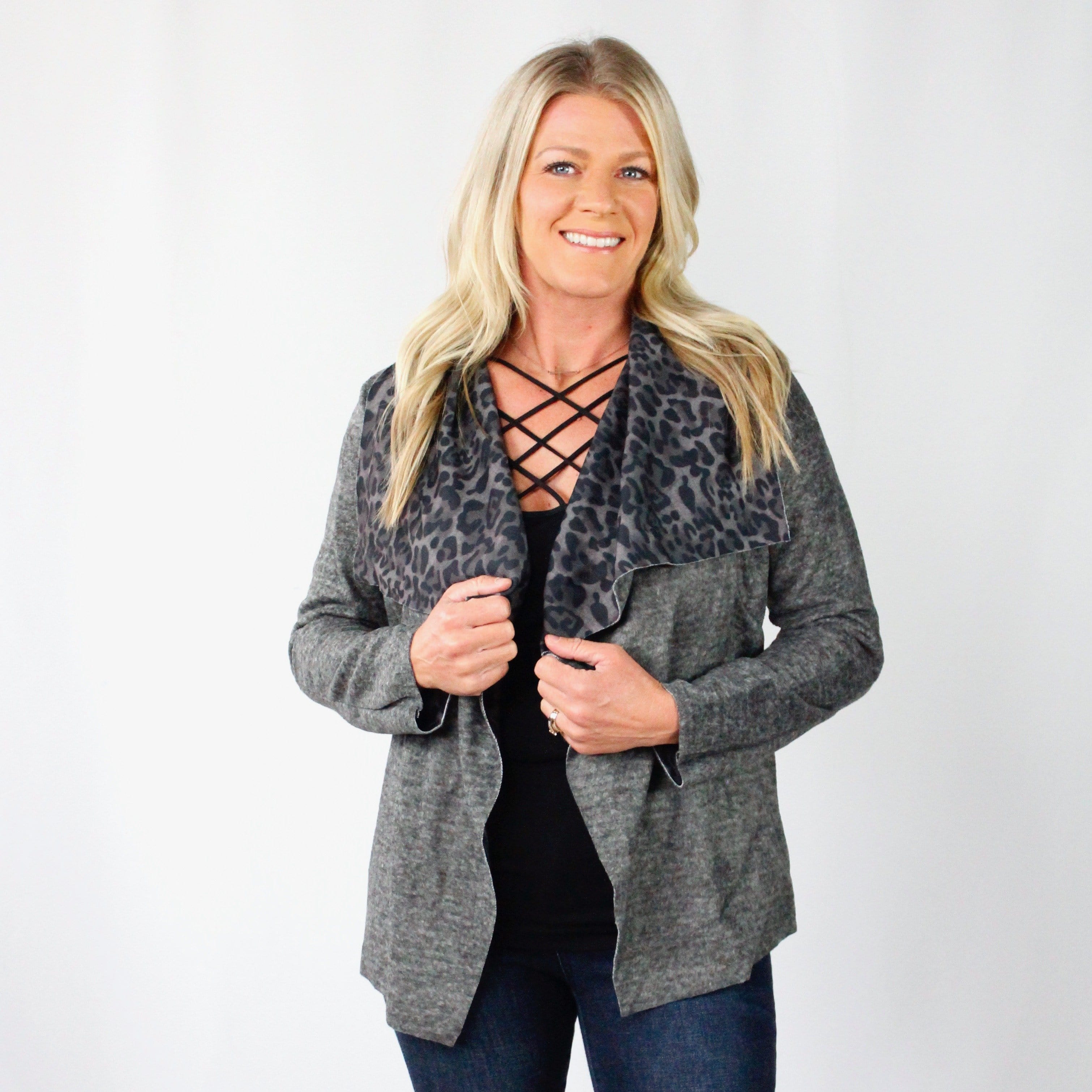 Leopard Drape Sweater Deal Steal 12-29-20