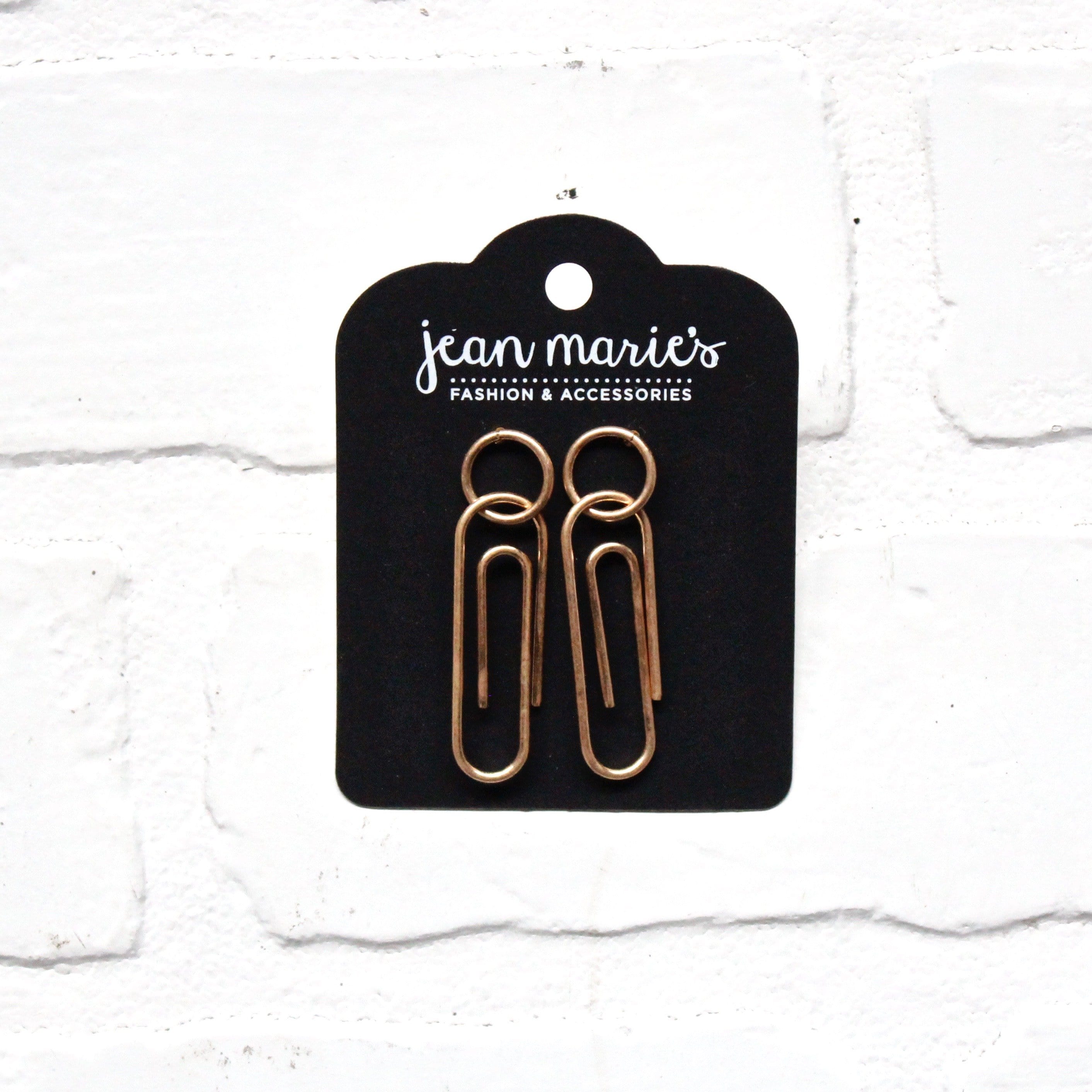 Paperclip Post Earring