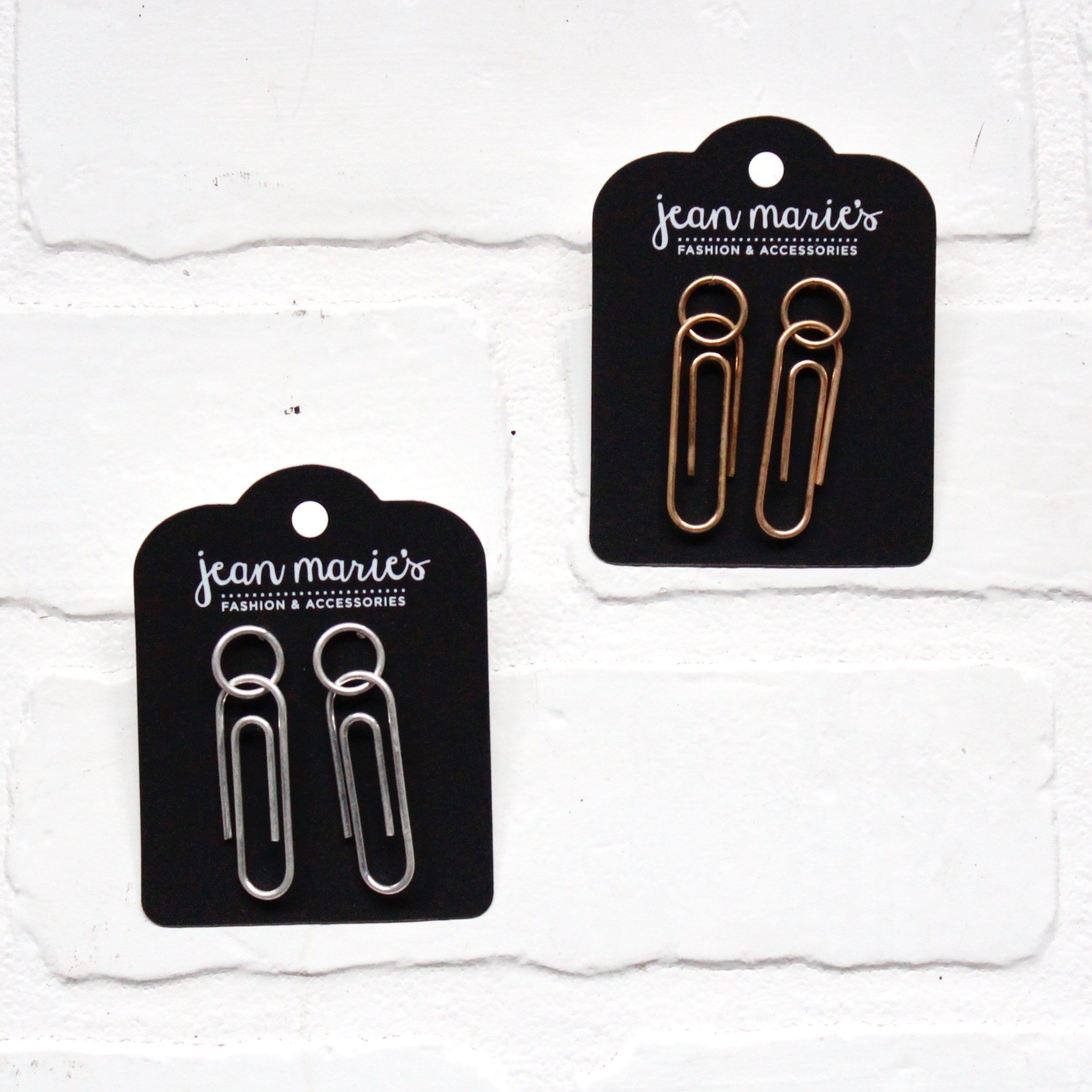 Paperclip Post Earring