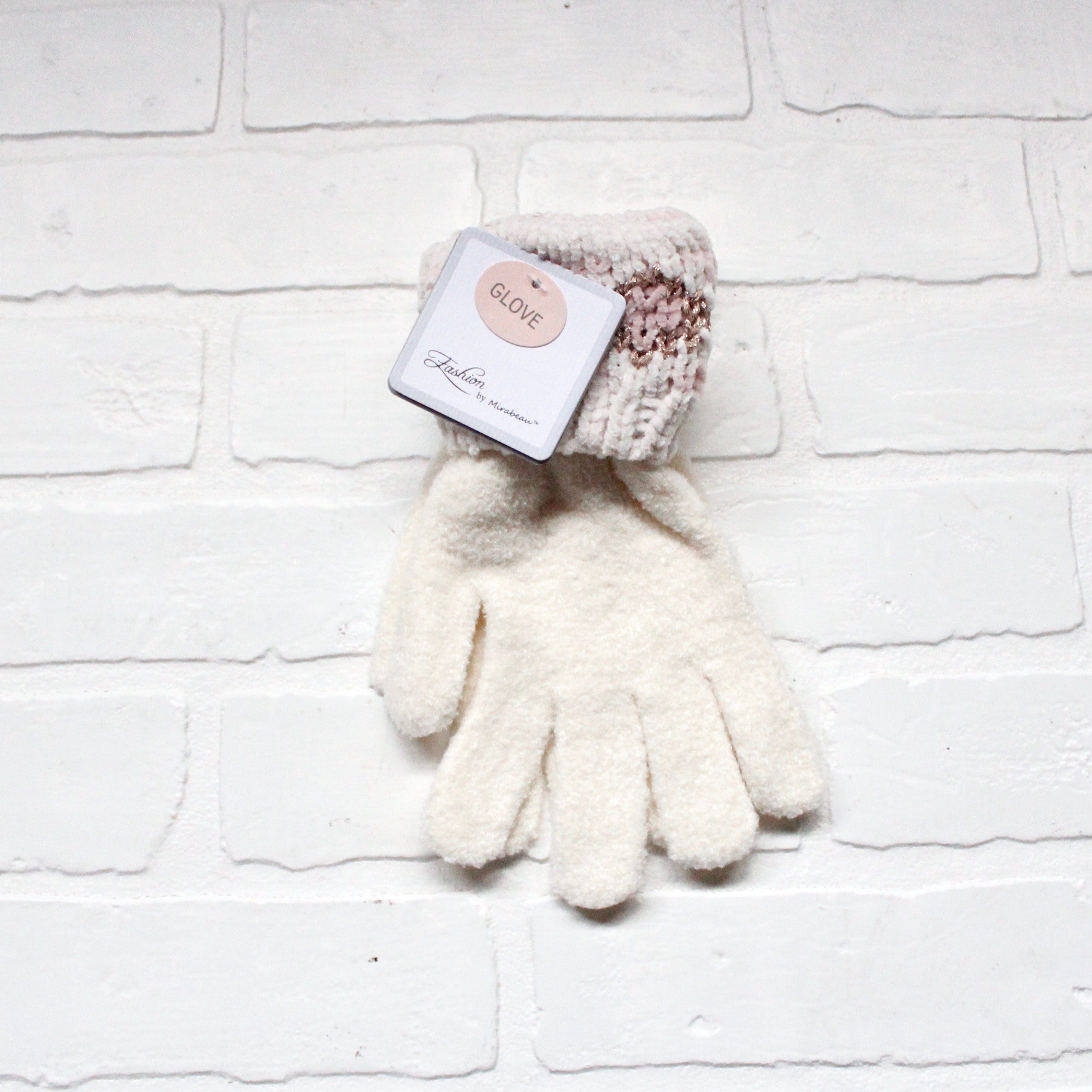 Metallic Collection Cuff Gloves