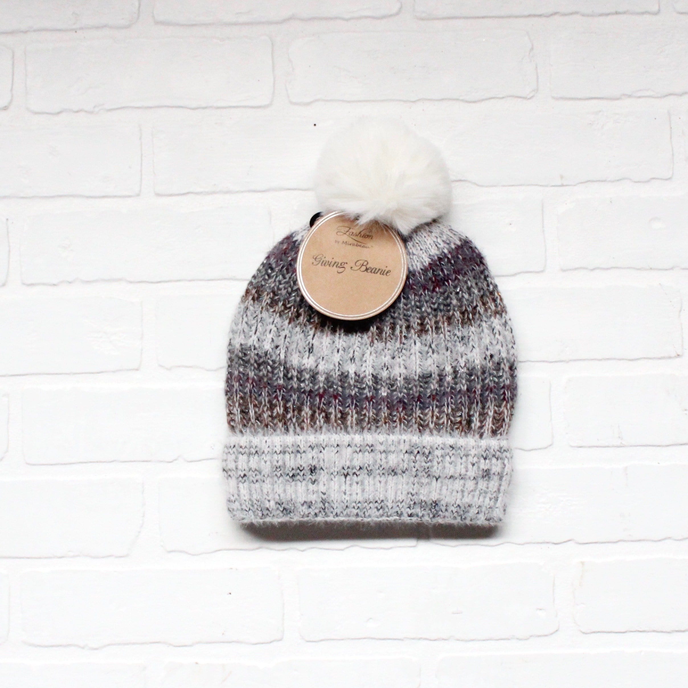 Multi Color Wool Blend Giving Beanie Asst