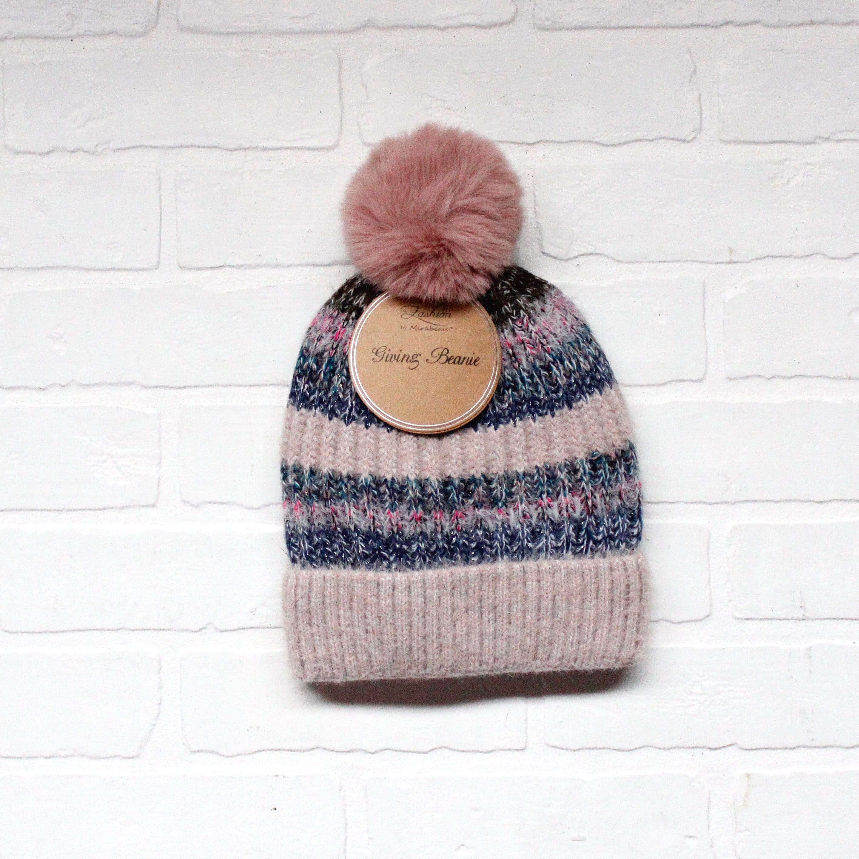 Multi Color Wool Blend Giving Beanie