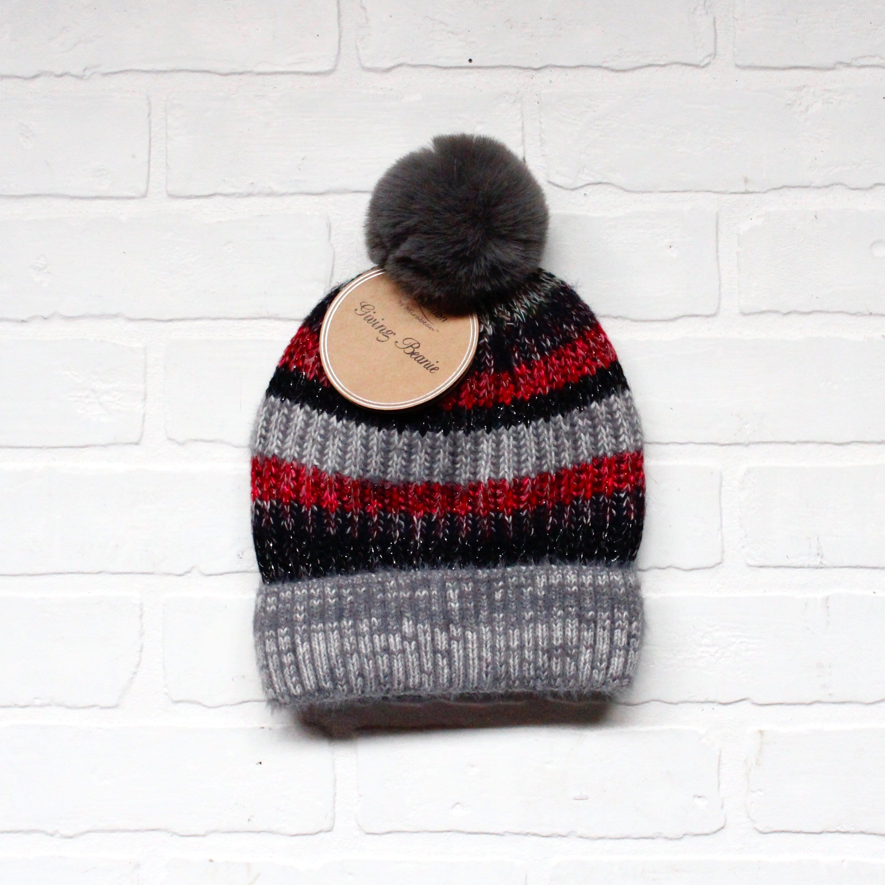 Multi Color Wool Blend Giving Beanie