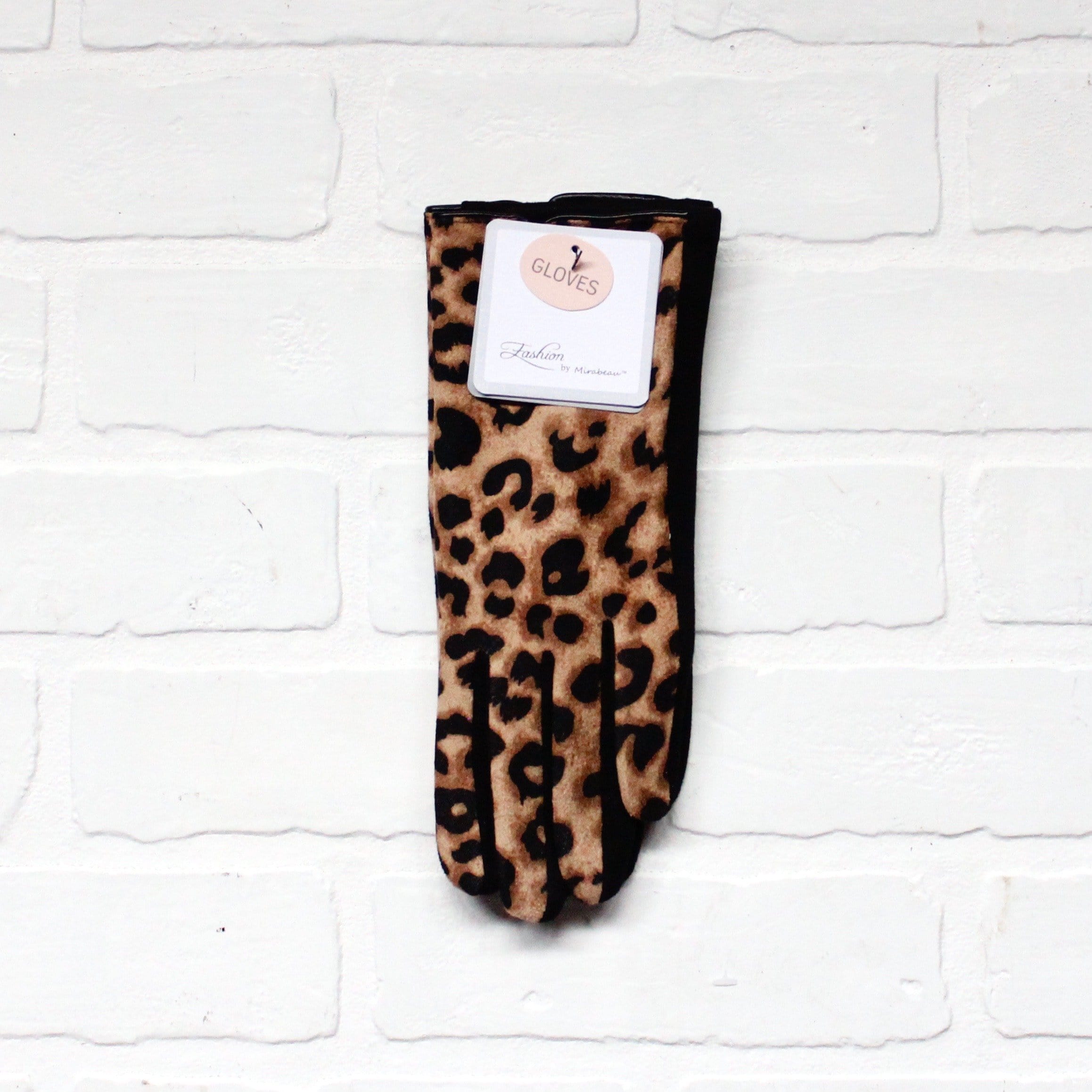 Leopard Print Fashion Gloves