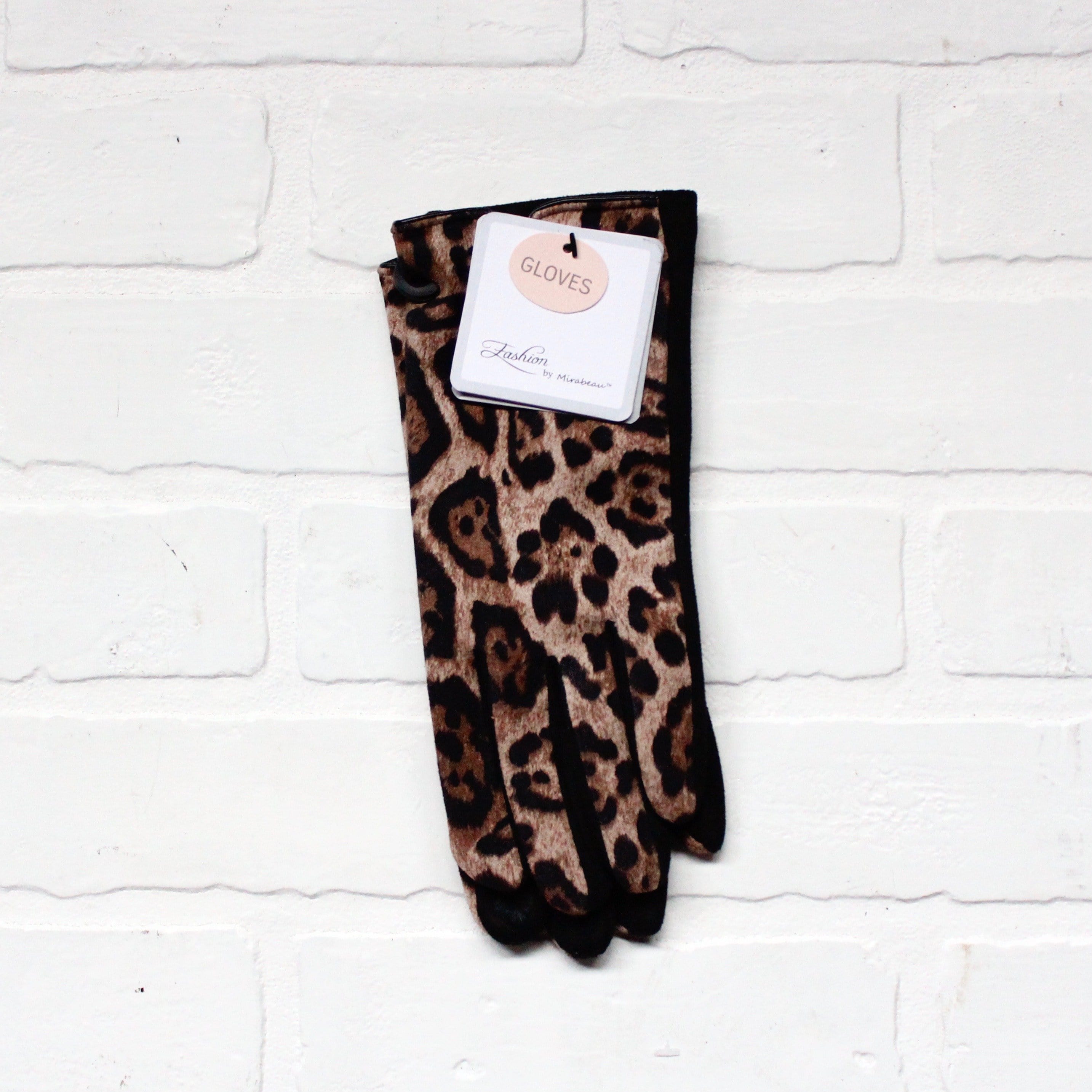 Leopard Print Fashion Gloves