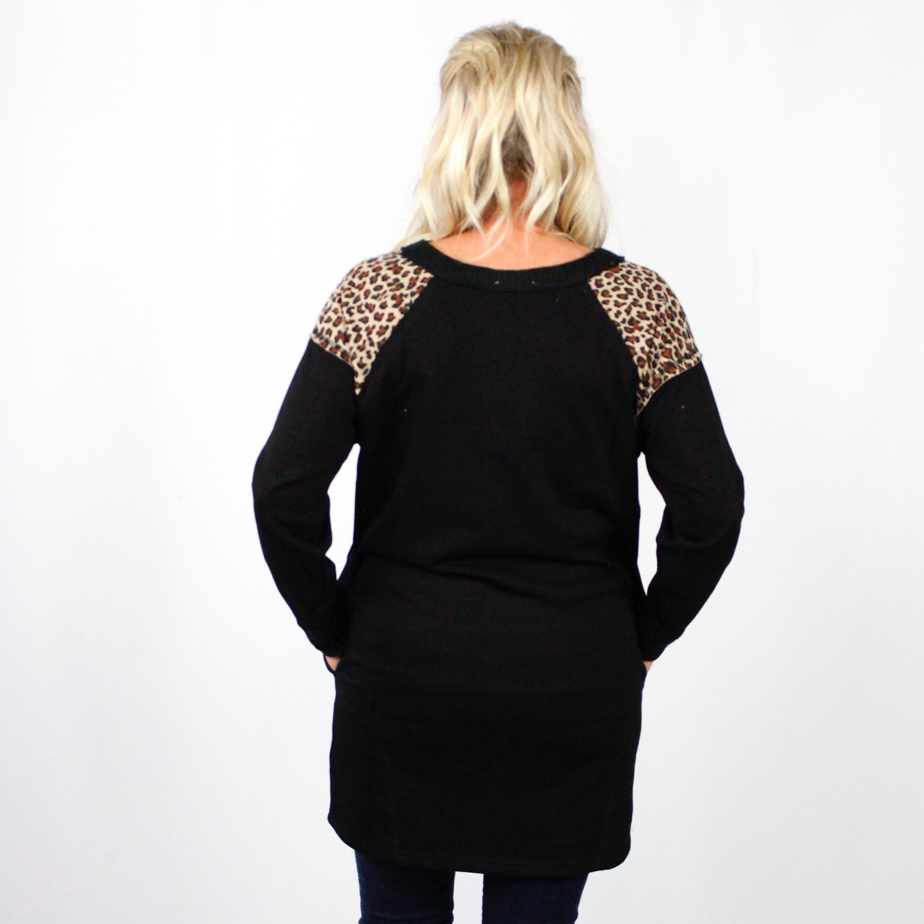 Leopard Shoulder Dress