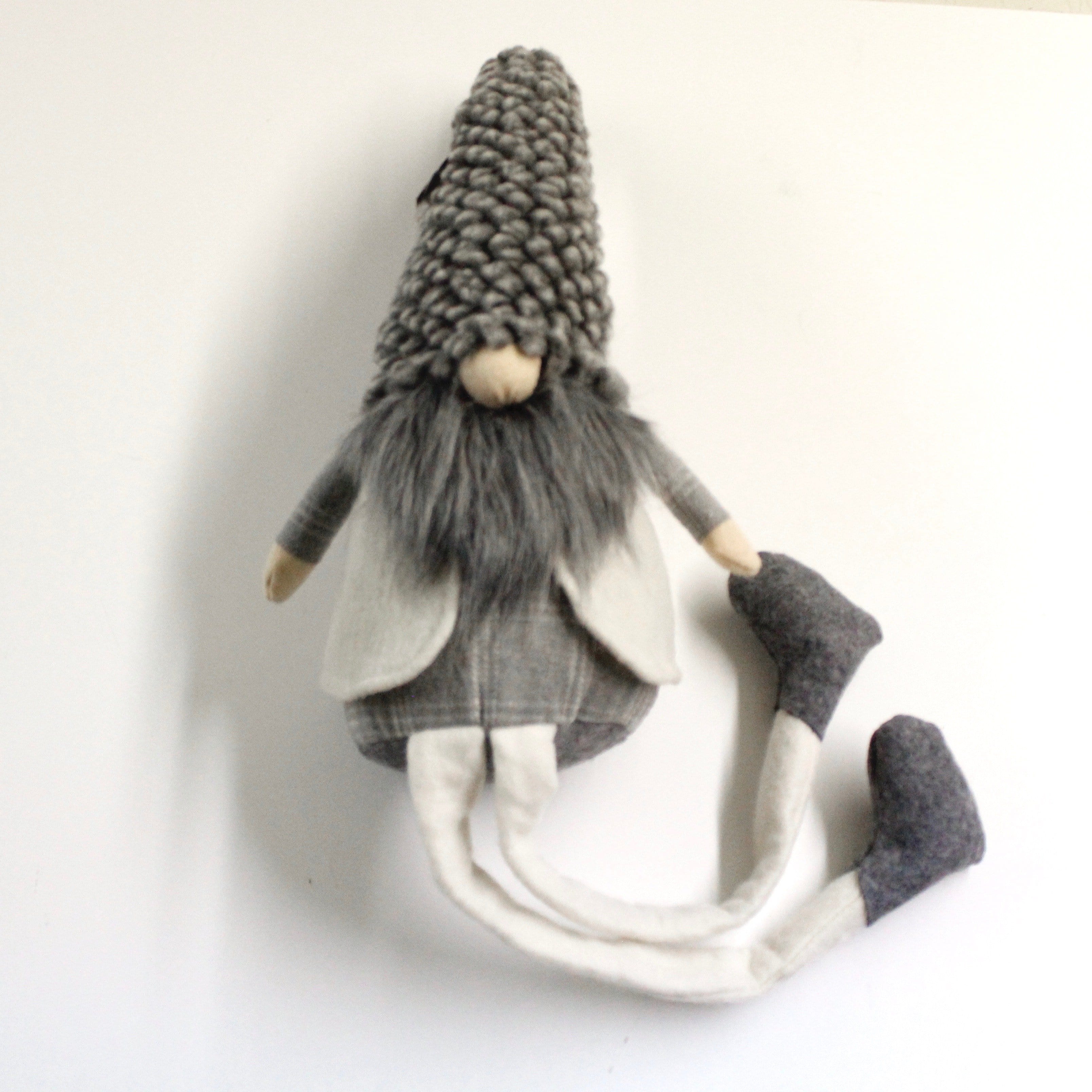 Gray Deluxe Dangle Gnome