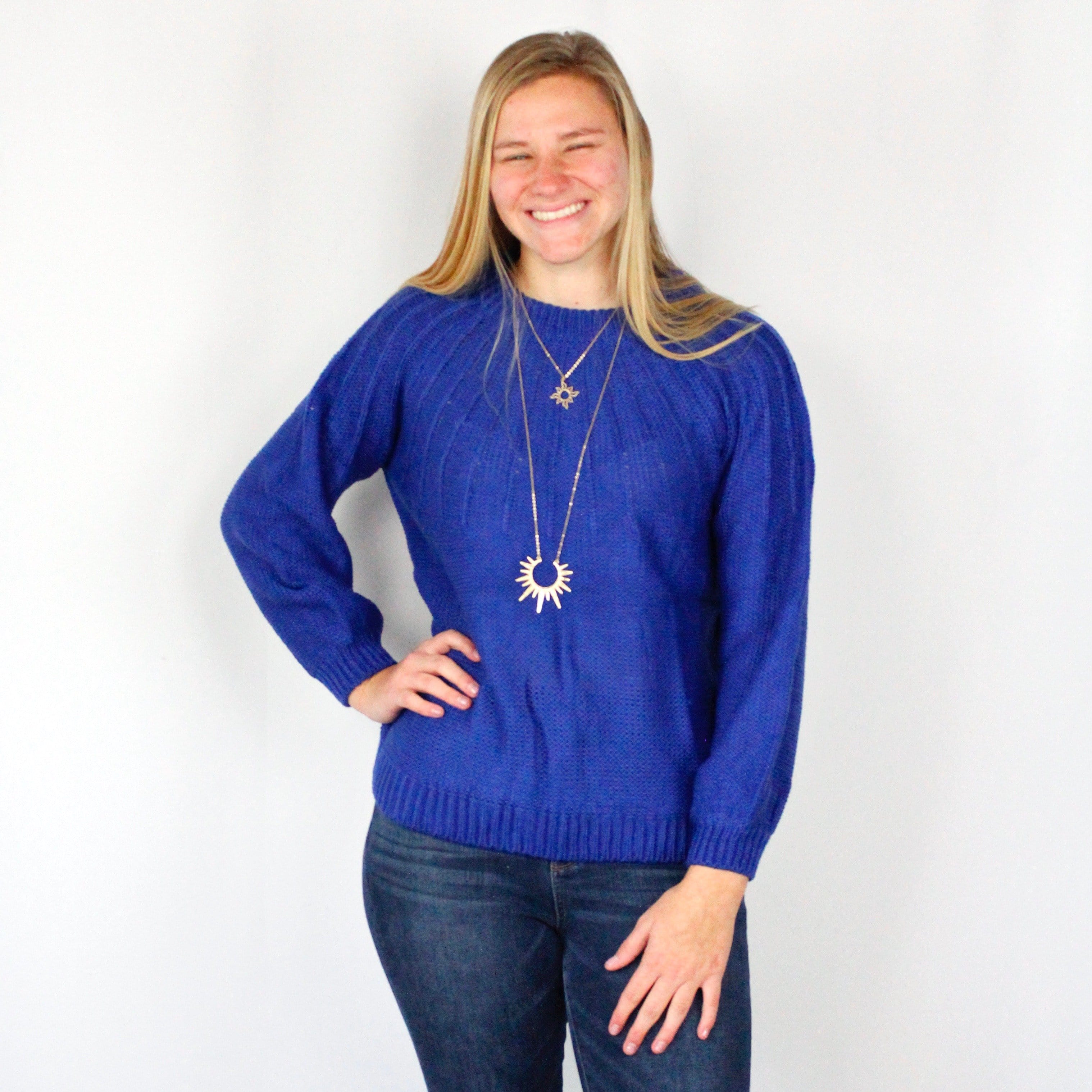 Cobalt Winter Sweater