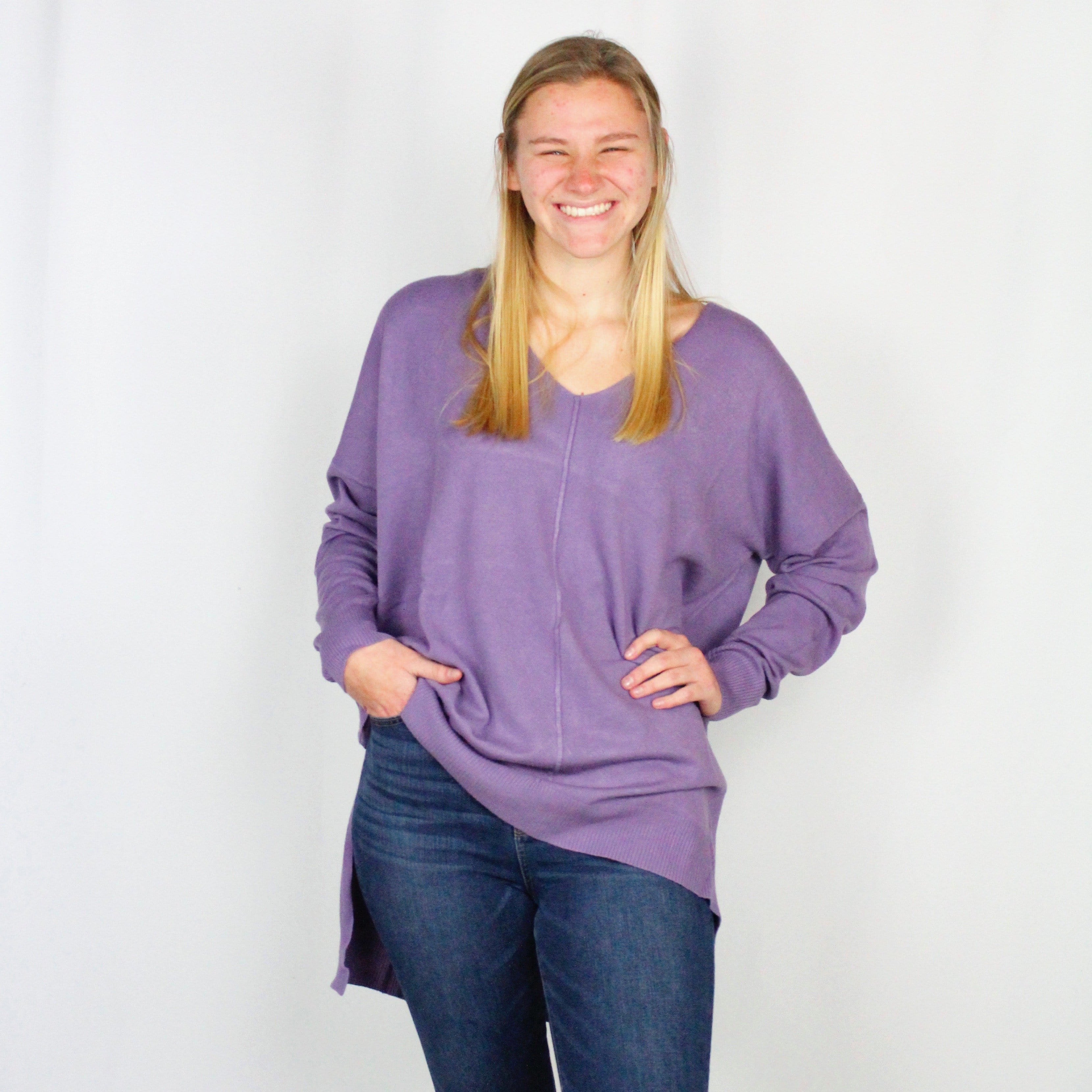 Vneck Butter Sweater