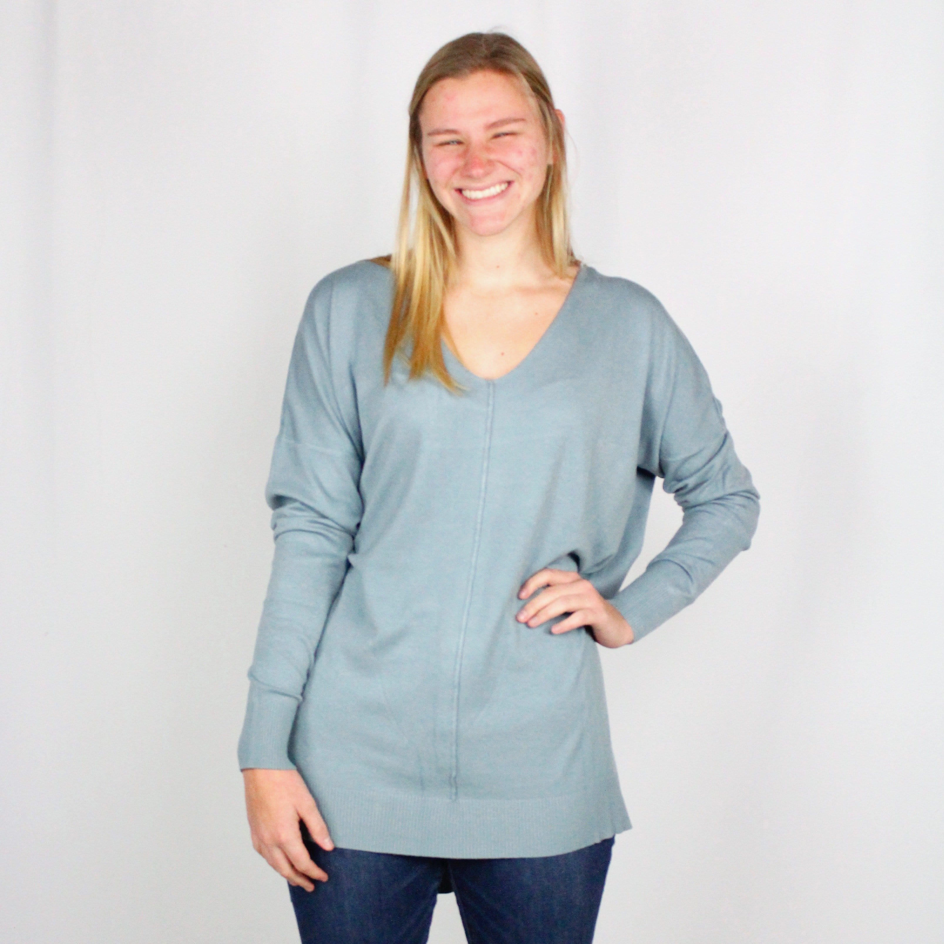 Vneck Butter Sweater