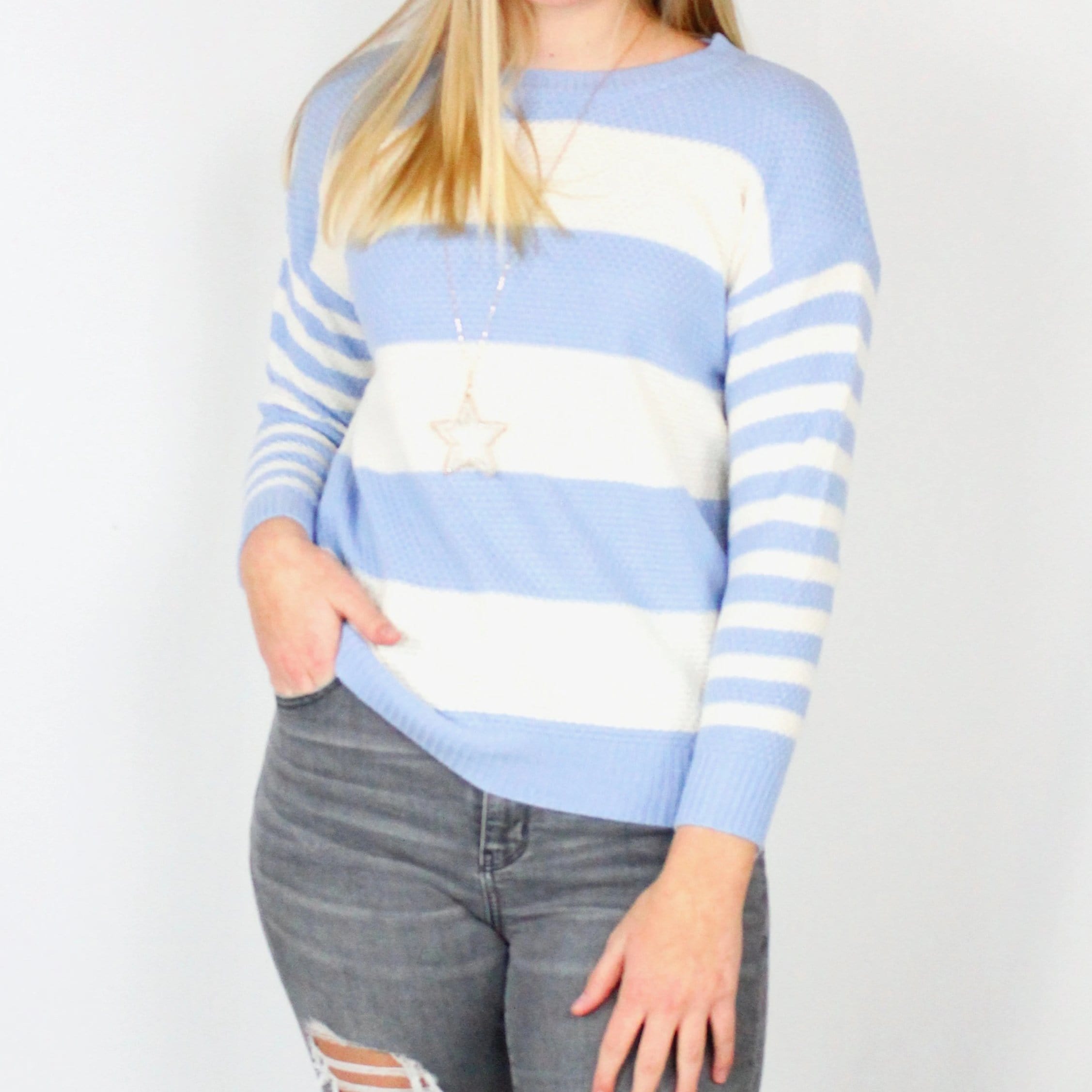 Stripe Knit Sweater