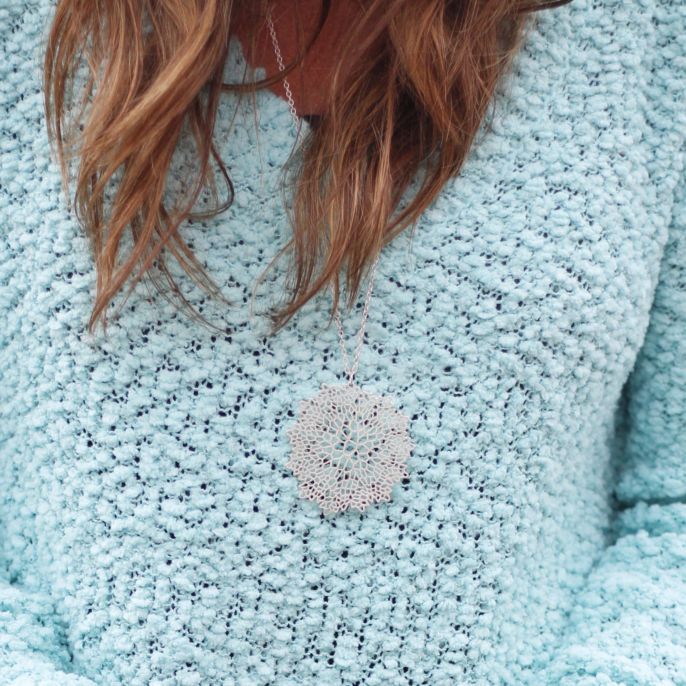 Abstract Dot Necklace