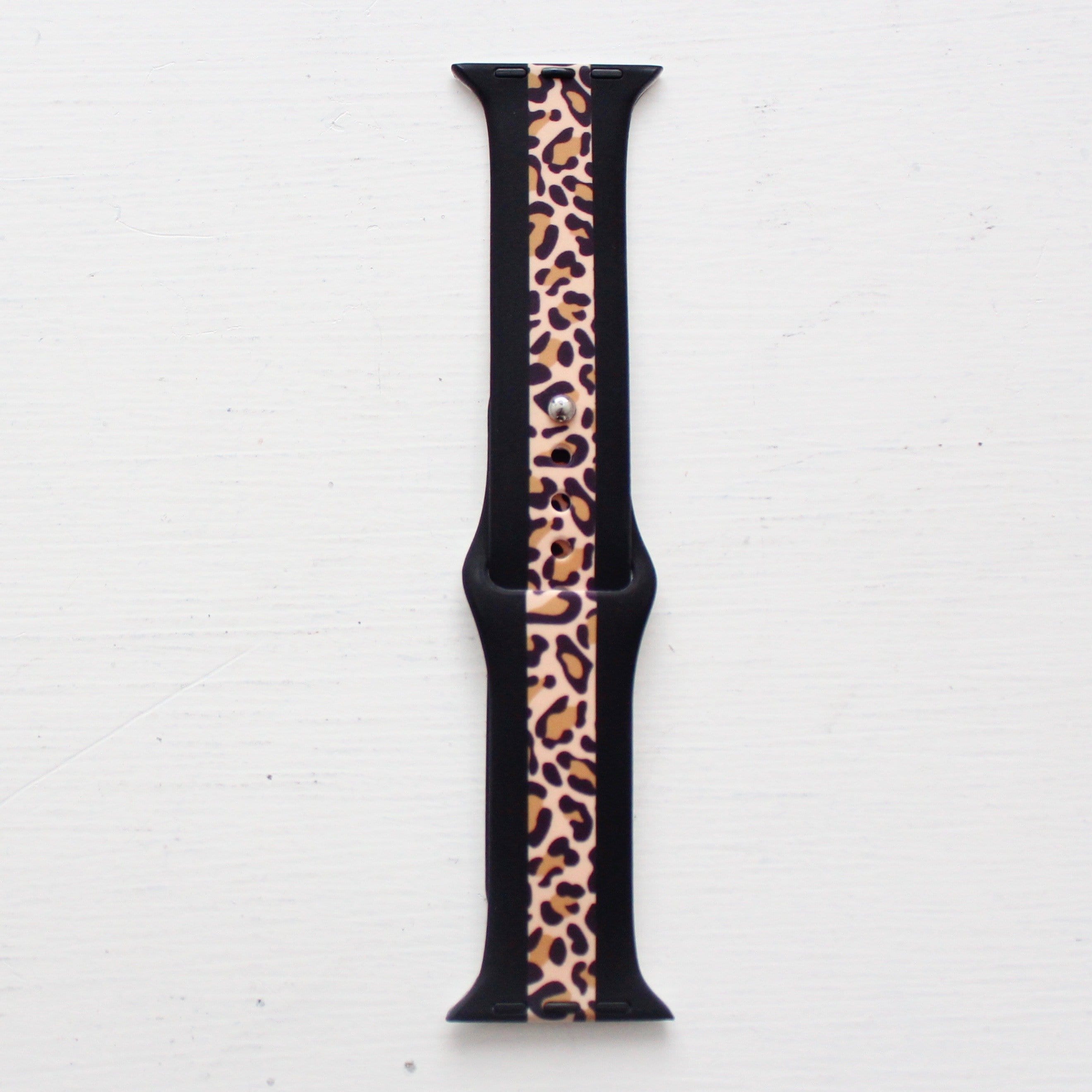 Leopard Stripe Silicone Watch Band
