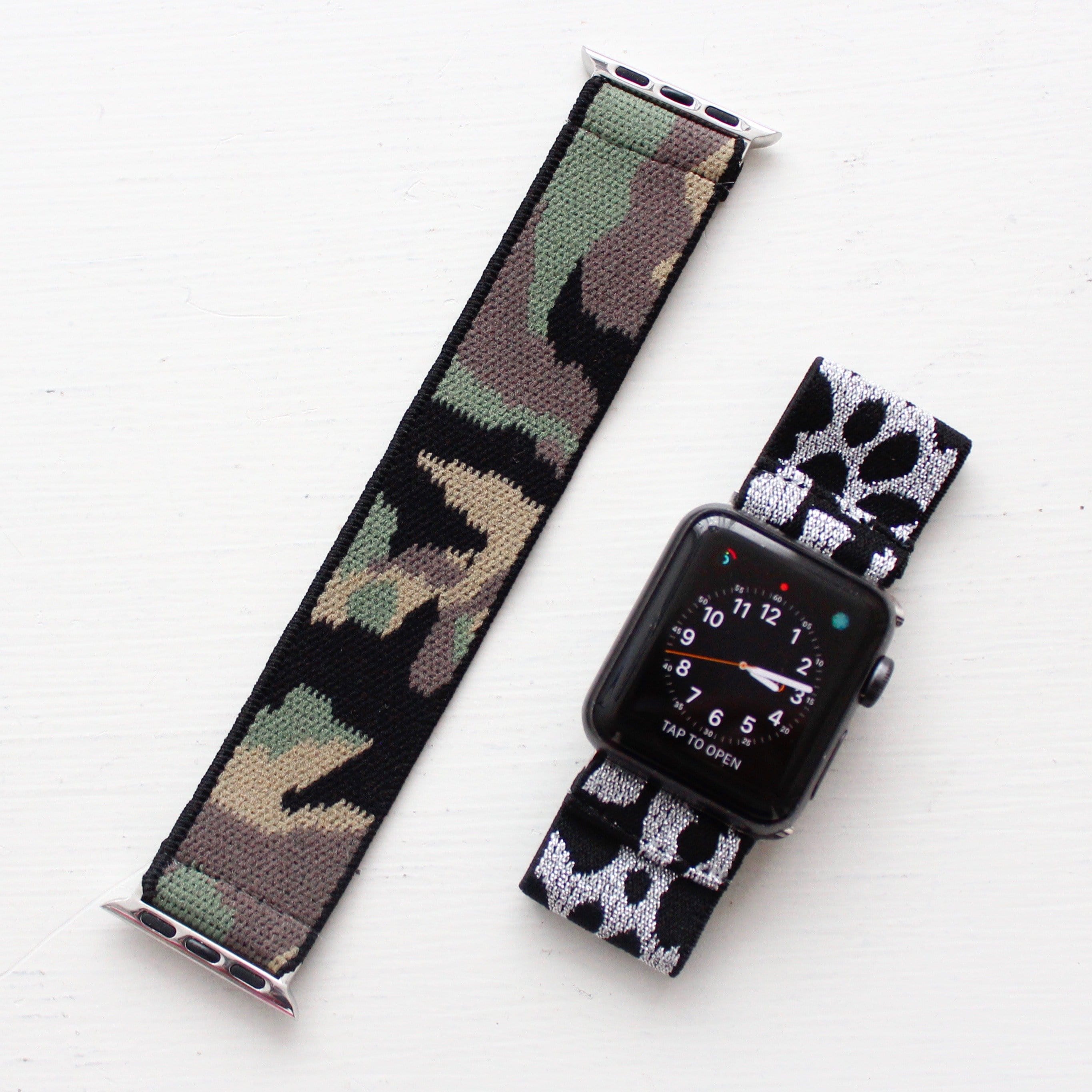 Green Camo Watch Band