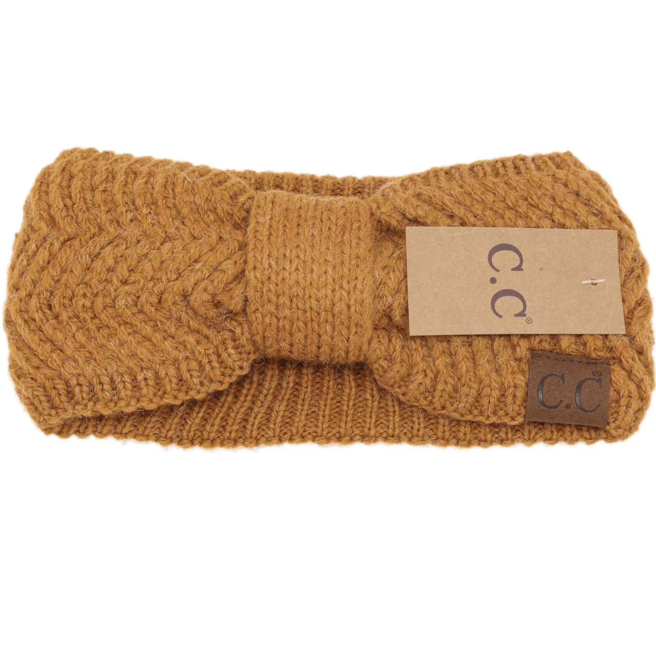 Chevron Knit Knot Head Wrap
