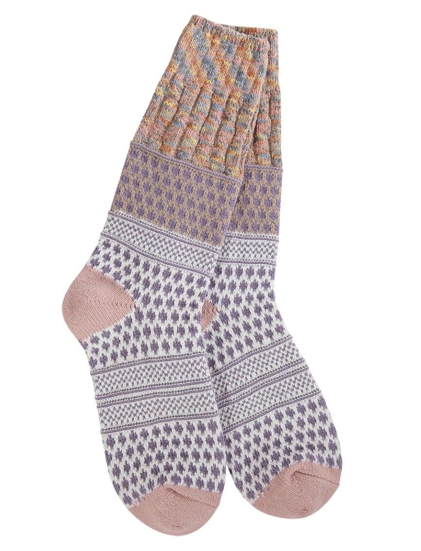 World's Softest Gallery Textured Crew Taupe Confti